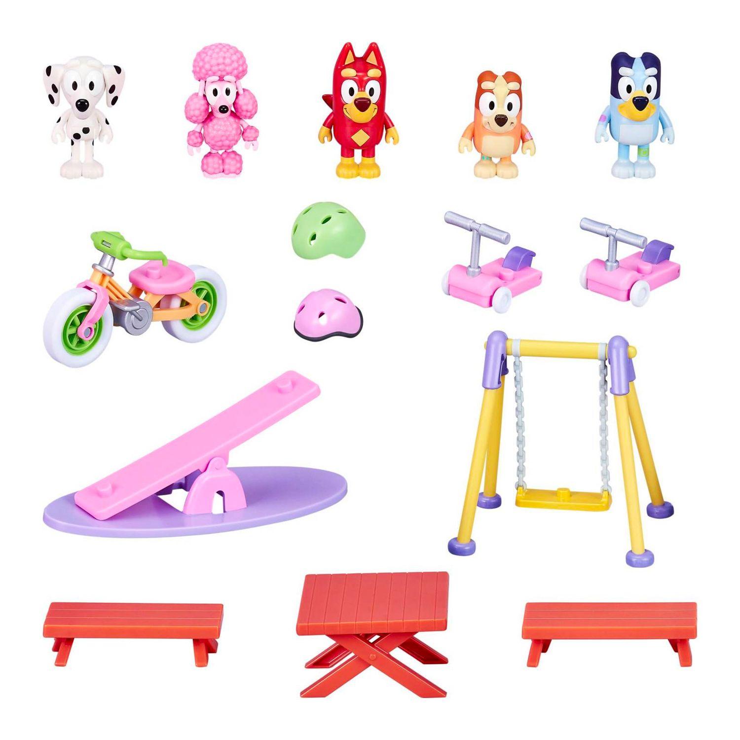 Set de 5 Figuras “Patio de Juegos” Bluey-2