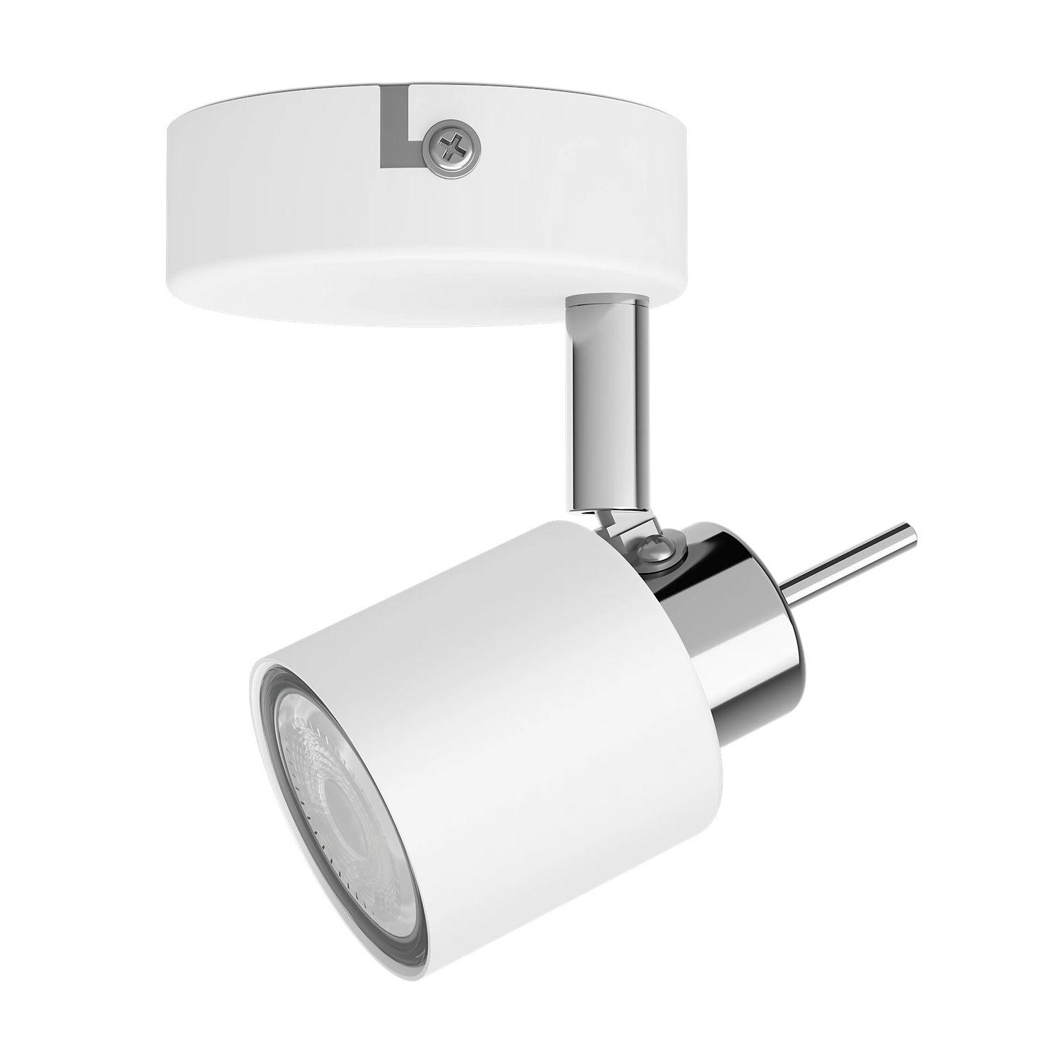 Foco Philips Meranti Spotlight Blanco x1 GU10 Incluye Ampolleta Cálida -0