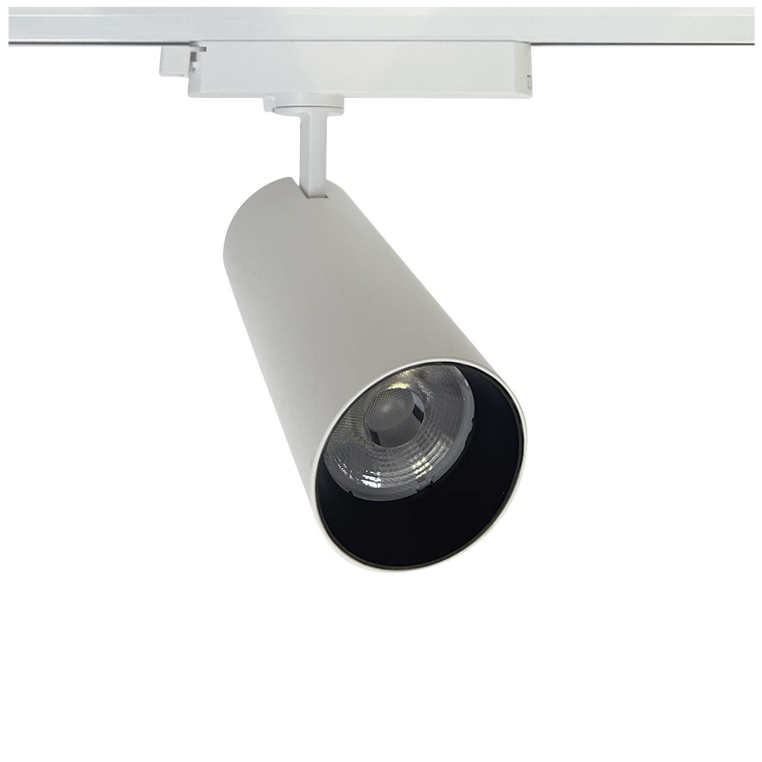 Foco LED Decorativo Riel Monofásico 18W Blanco Cál-4