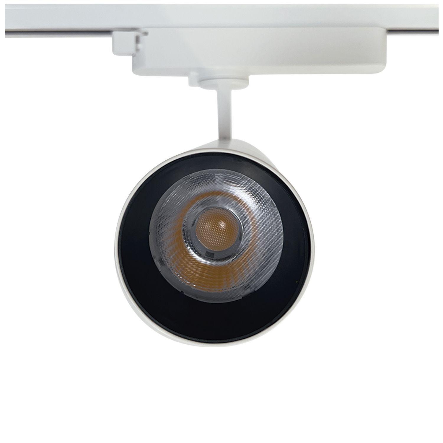 Foco LED Decorativo Riel Monofásico 18W Blanco Cál-3