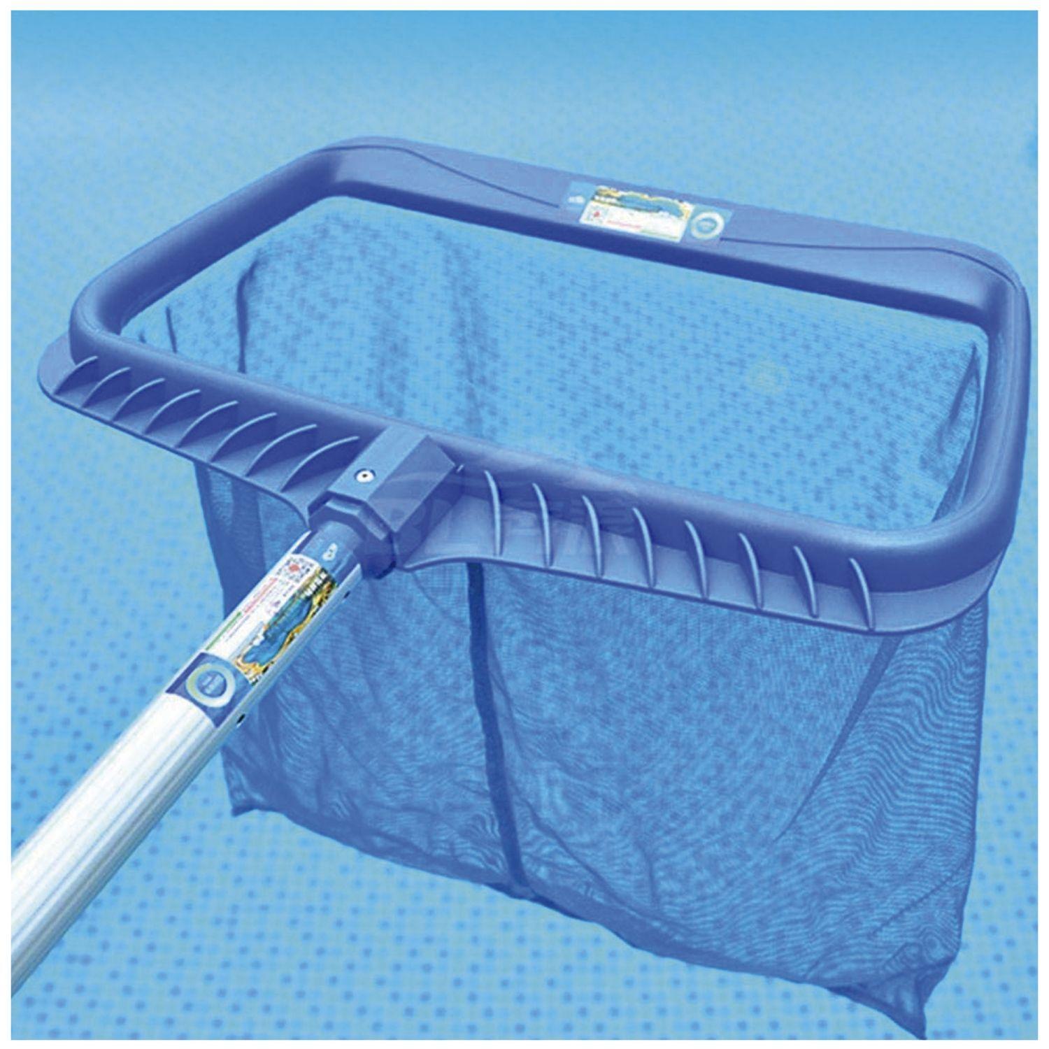 Malla Ovalada Profunda Grande Para Limpieza Piscina Plástico-4