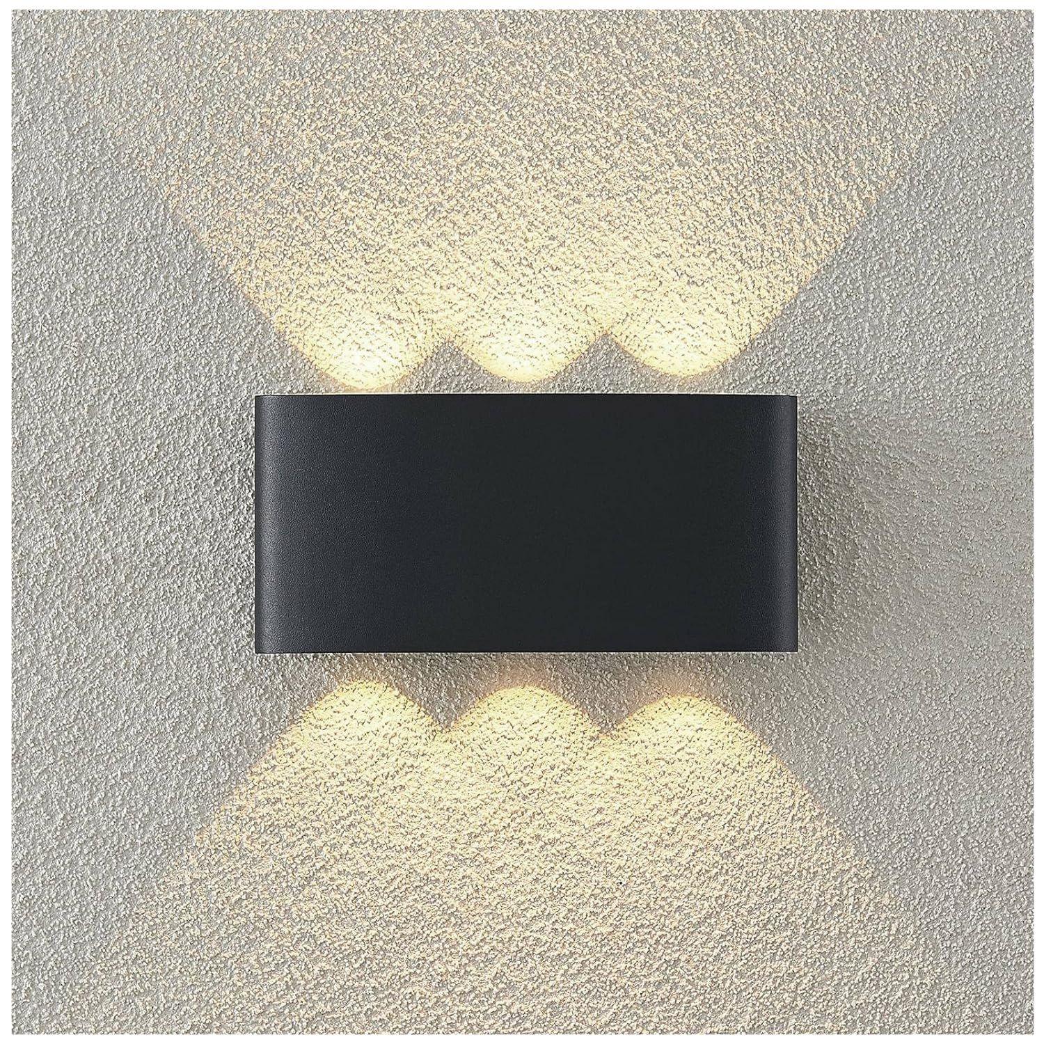 Apliqué de Pared LED Triple 6W Cálido Negro-3