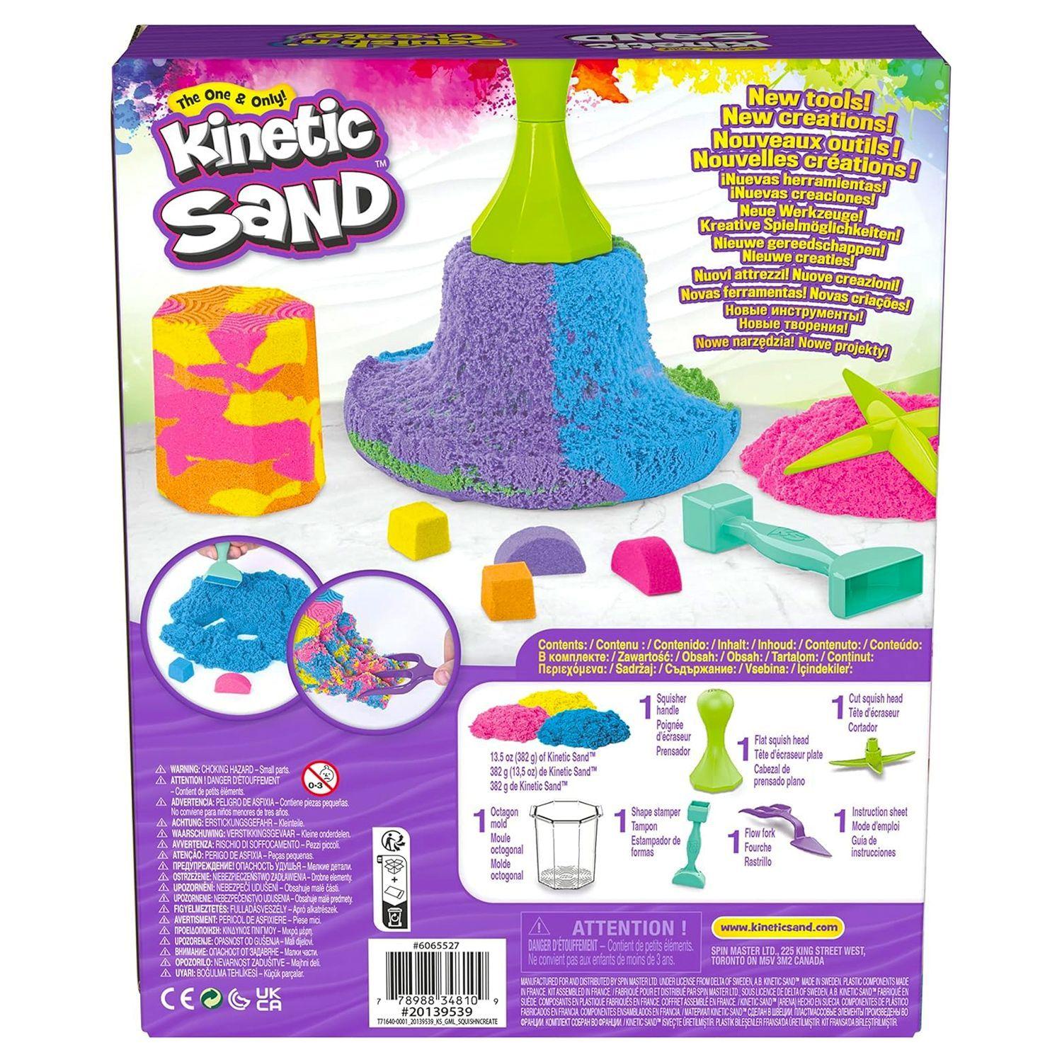 Arena Mágica "Aplasta y Crea"-Kinetic Sand-3