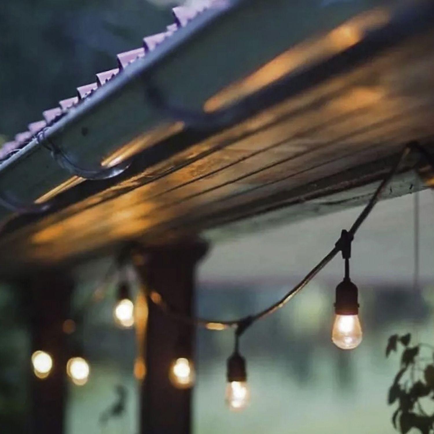 Guirnalda Exterior 5 Metros Incluye 10 Ampolletas 1W Cálido-4