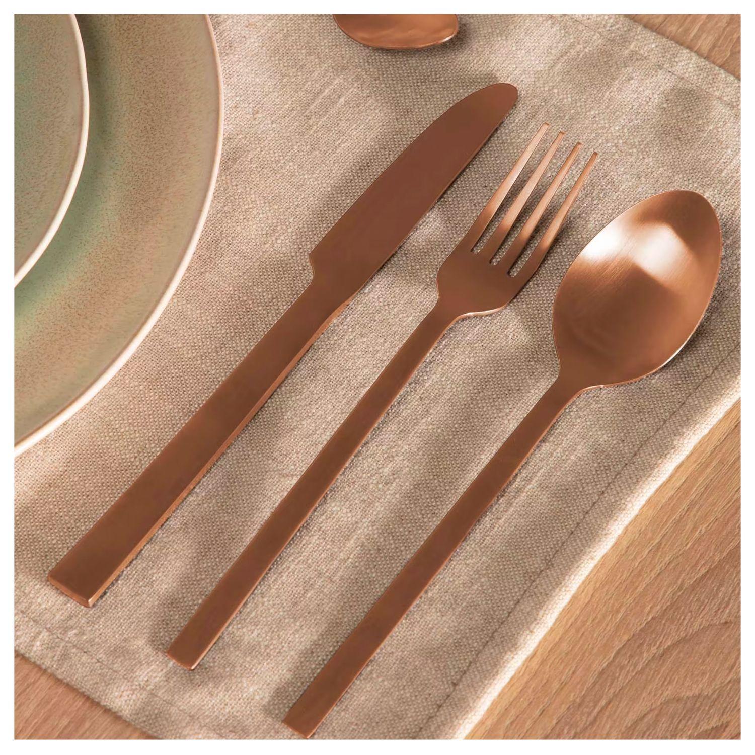 Set de Cubiertos Rose Gold 16 pcs - Keep-3