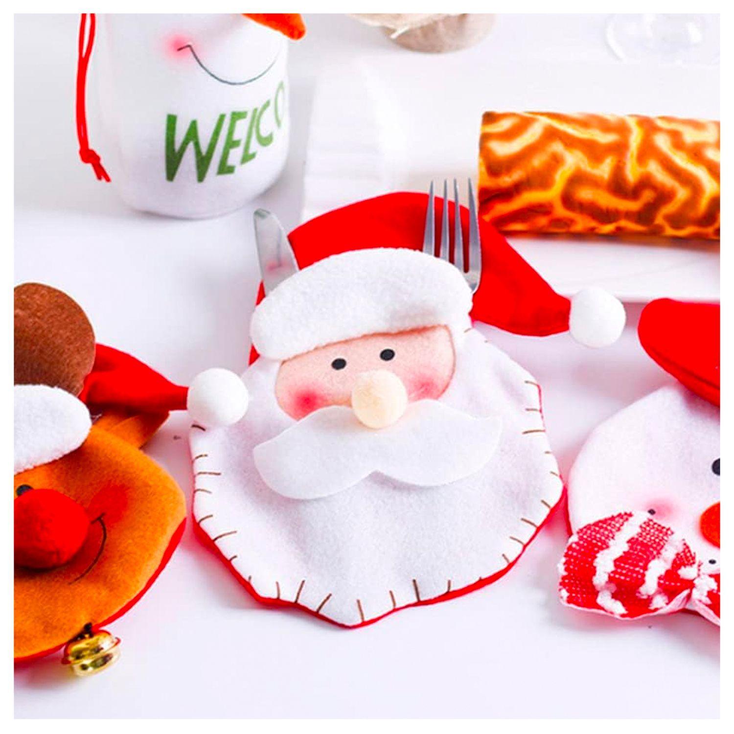 Set de 6 porta cubierto Diseño Navidad-5