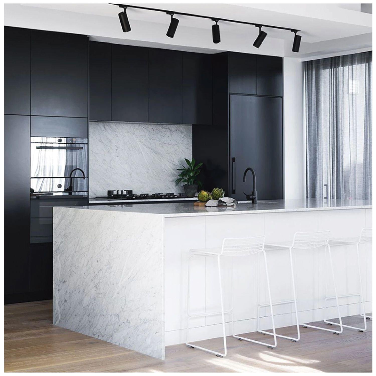 Foco Decorativo para Riel Monofásico GU10 "Aquila II" - Negro-2