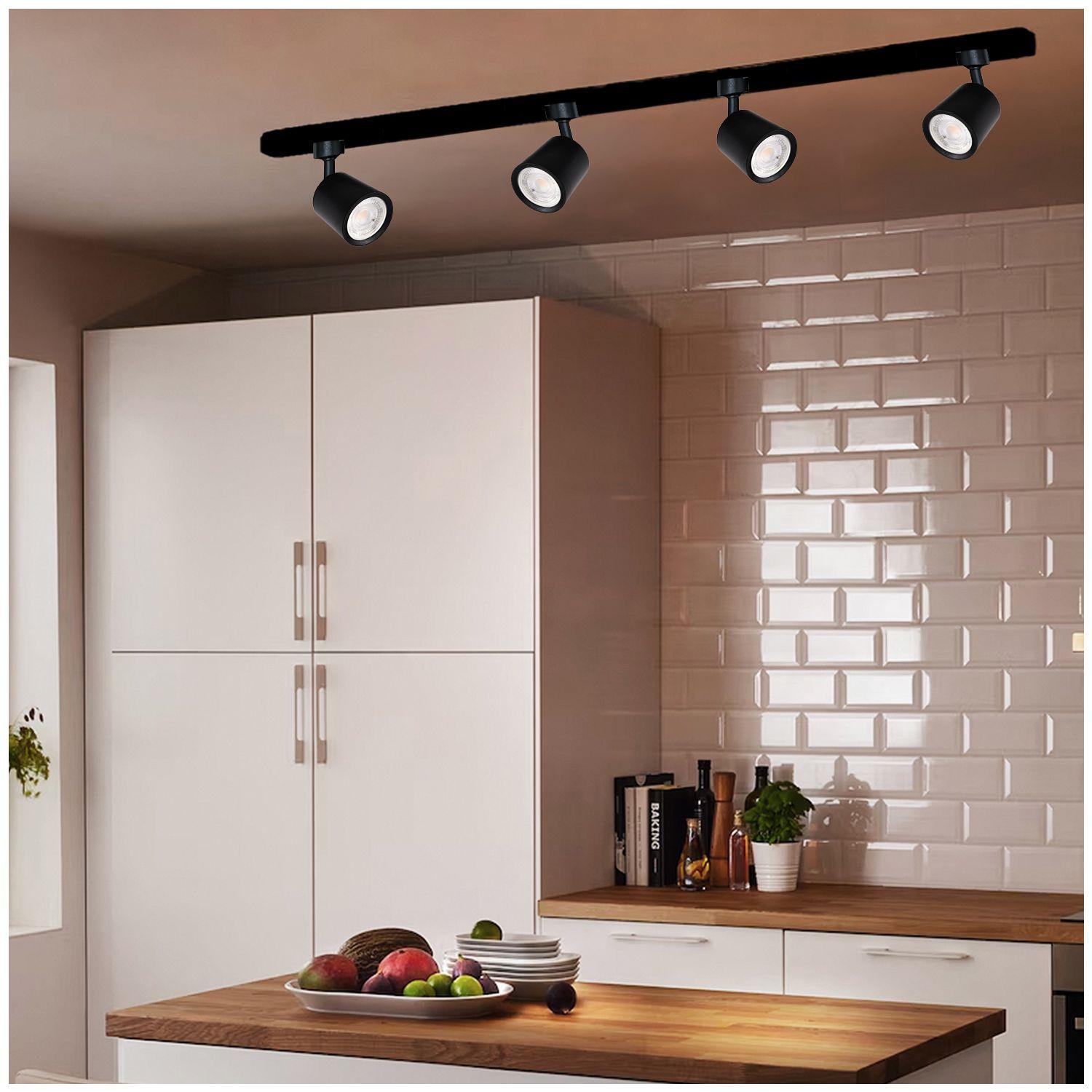 Foco Decorativo para Riel Monofásico GU10 "Aquila II" - Negro-3