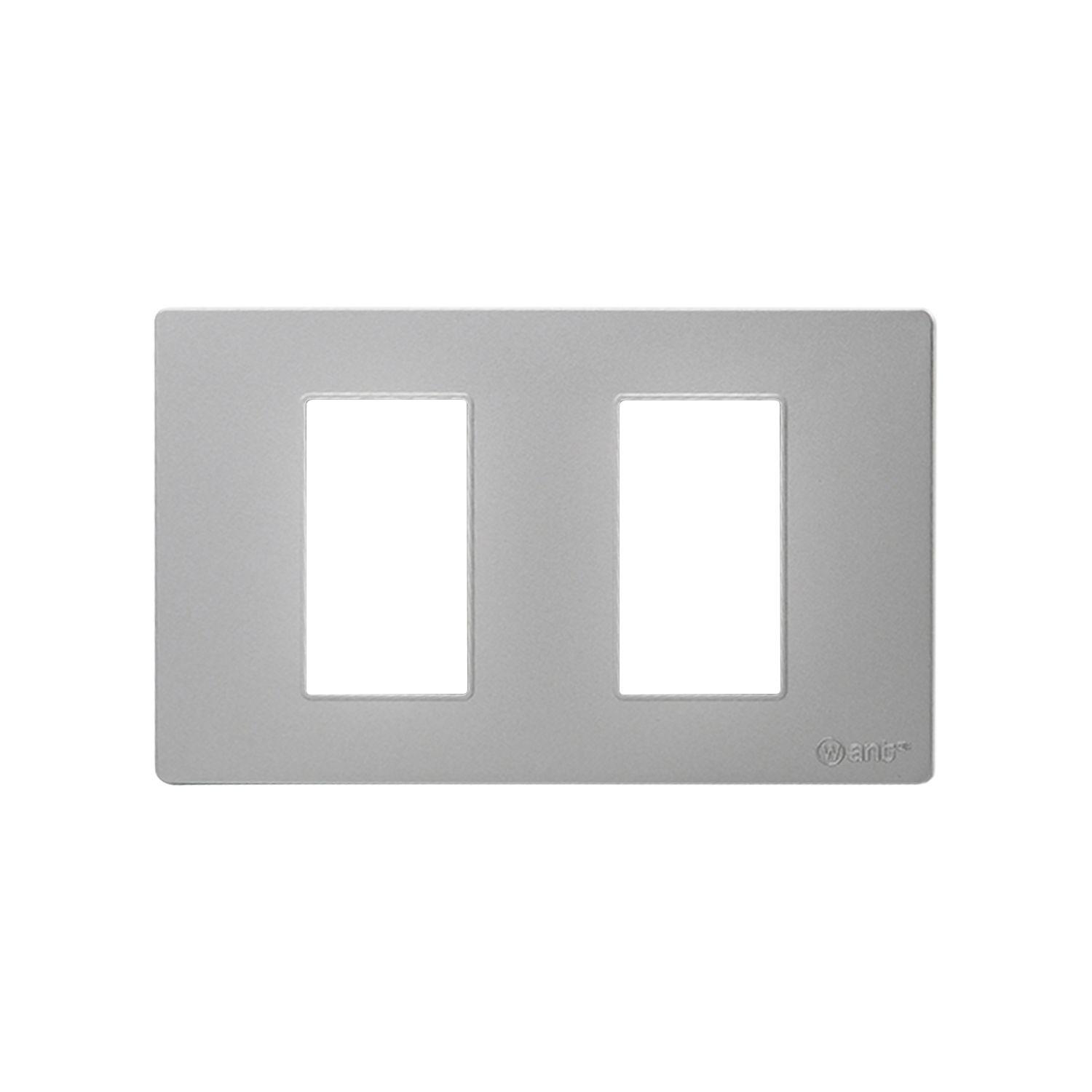 Pack 20 Placas Doble con Soporte Metálico - Gris-3