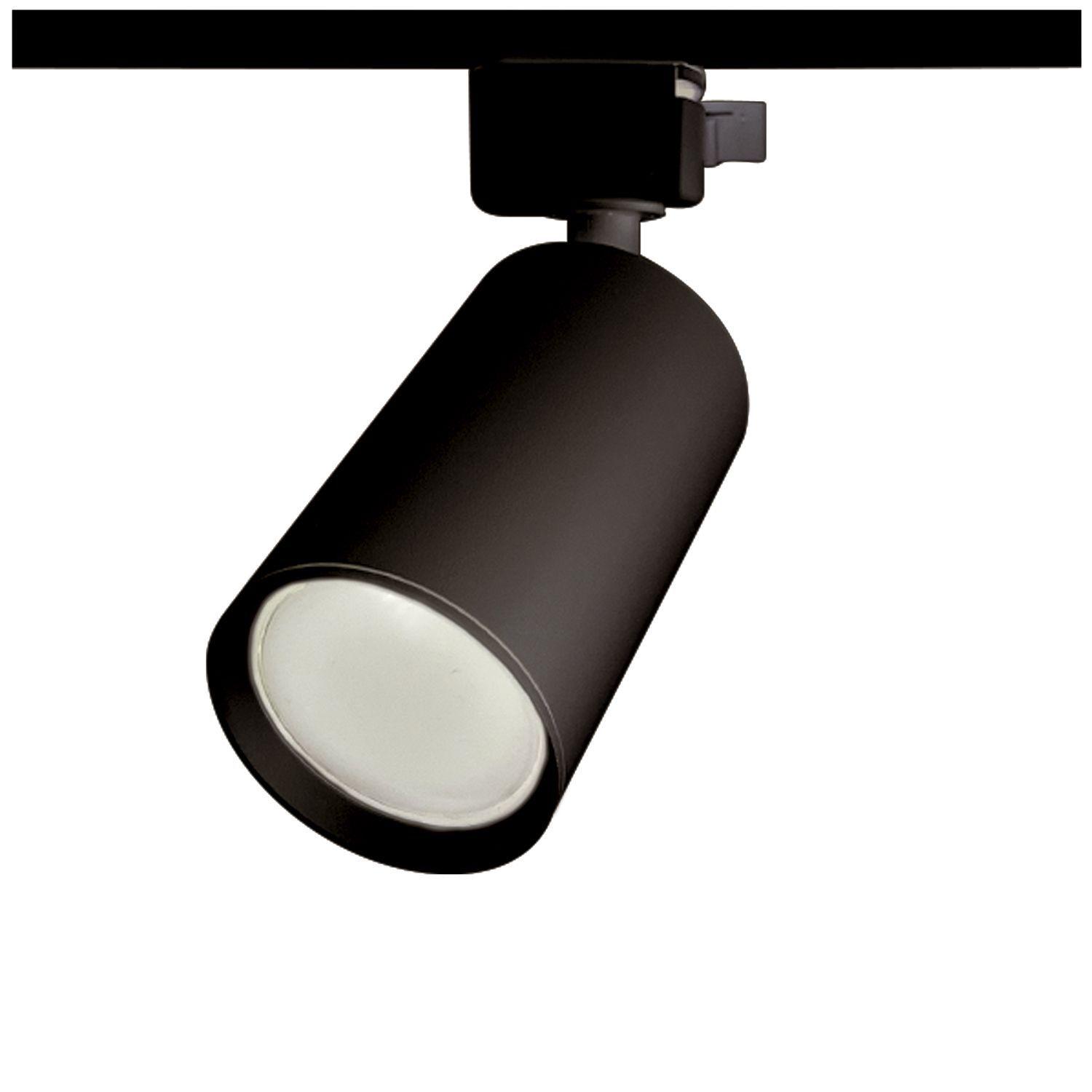 Foco Riel Monofásico 1xGU-10 Altair Negro-4