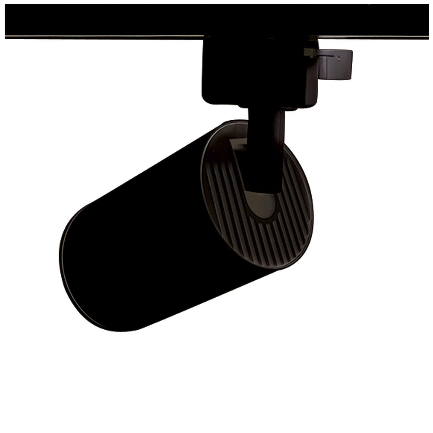 Foco Riel Monofásico 1xGU-10 Altair Negro-5