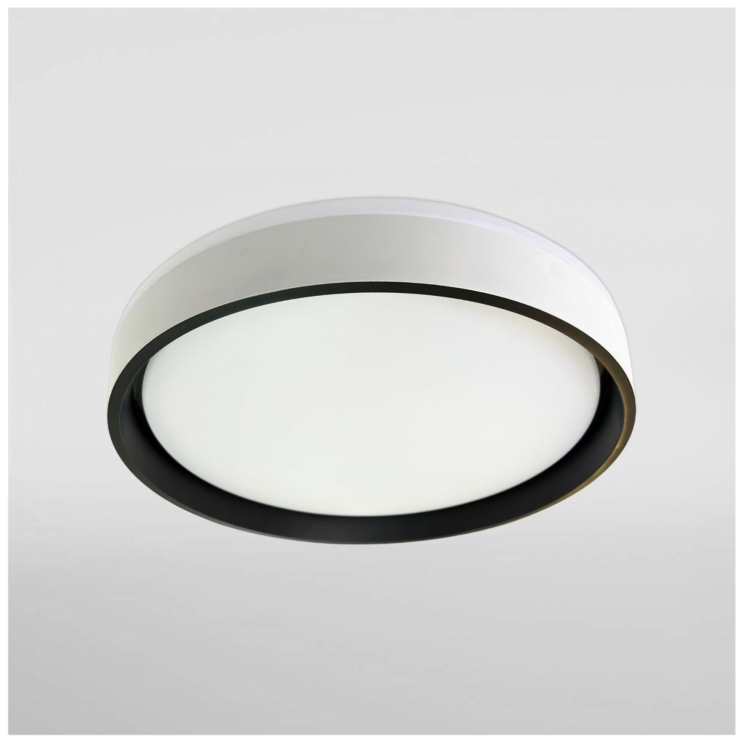 Lámpara LED C/Control 3 Colores 48w Borde  Negro Taurus I-2