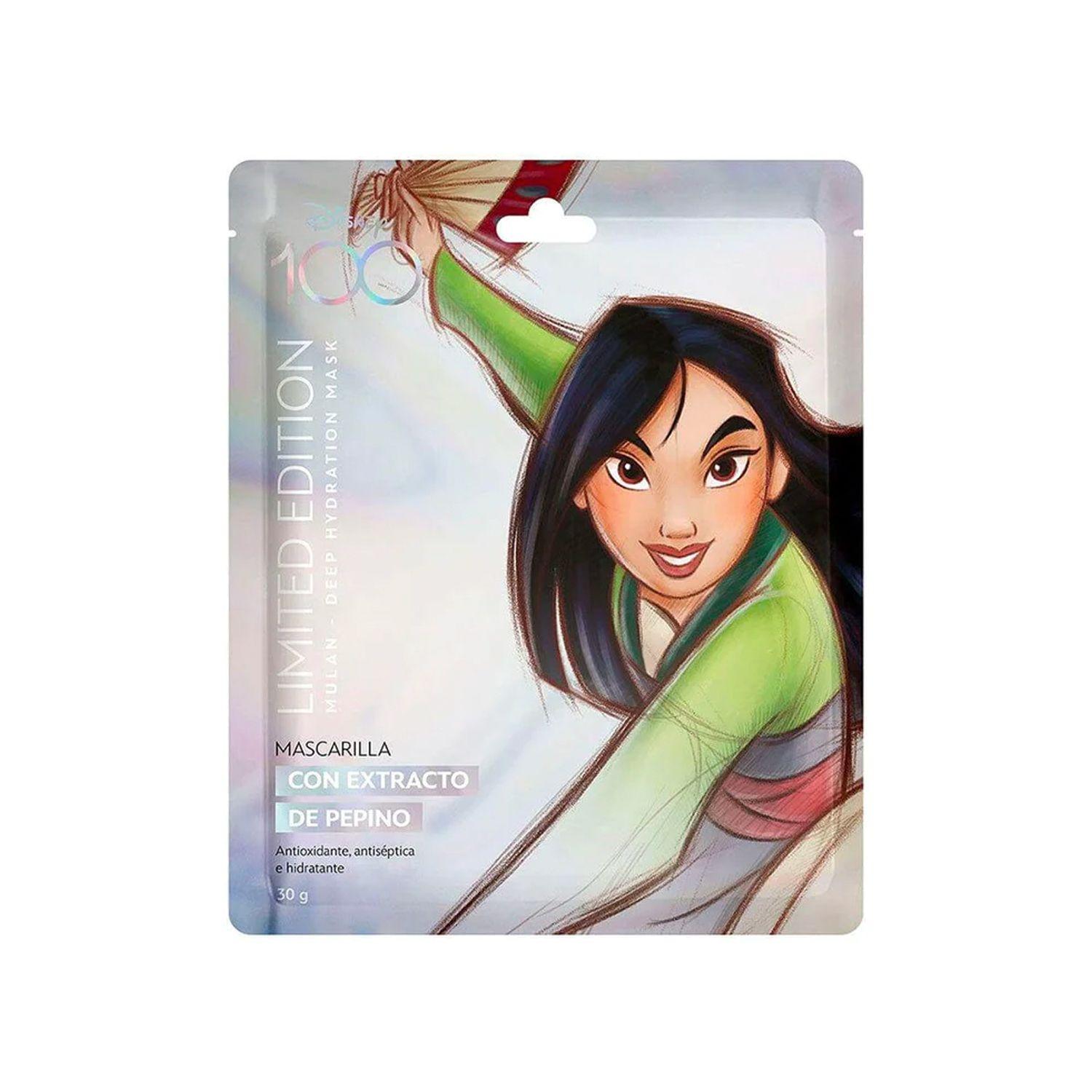 Set de 5 Mascarillas Faciales "Mulán" -  Edición 100 años Disney-0