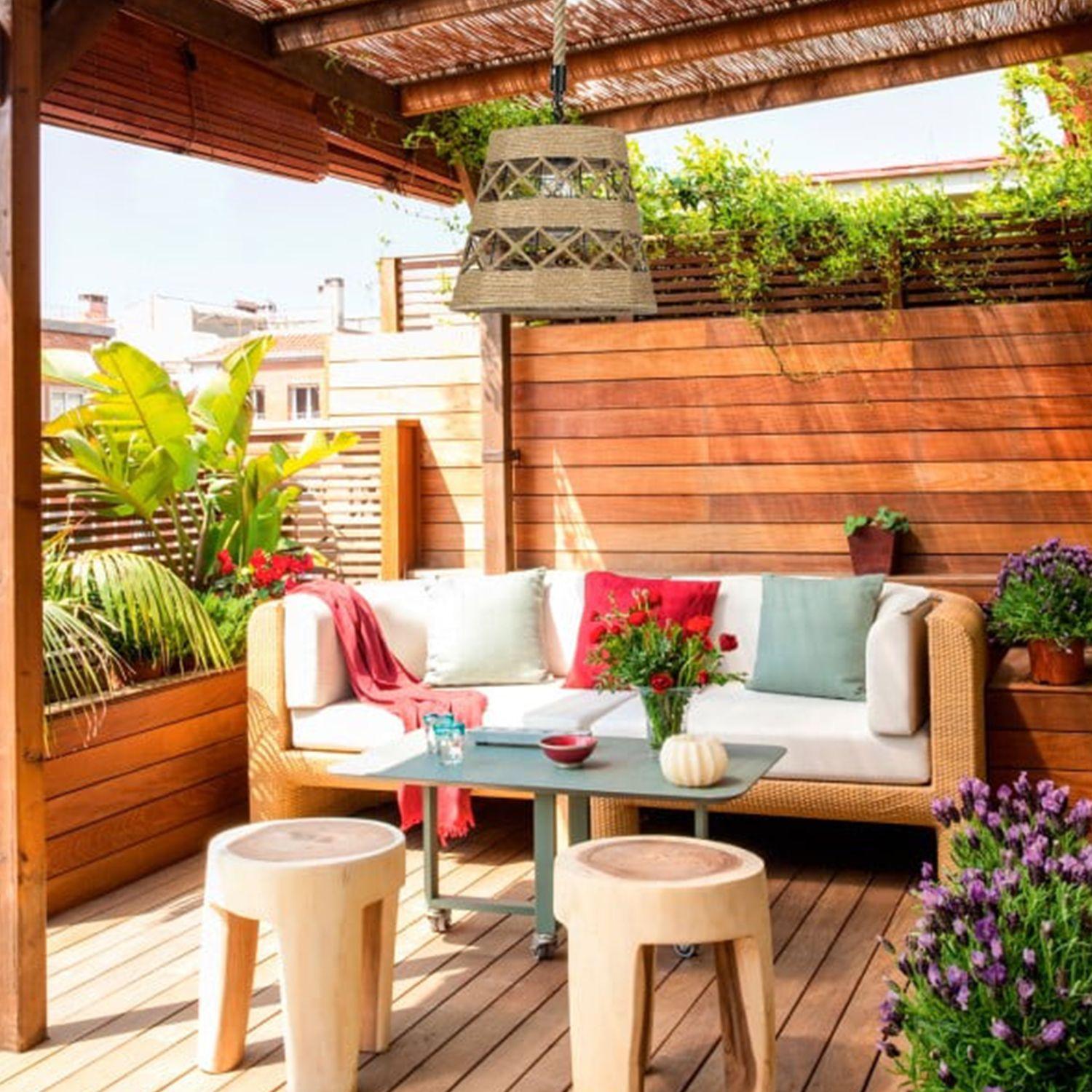 Lámpara Colgante E-27 Estilo Boho Incluye Ampolleta Fría-2