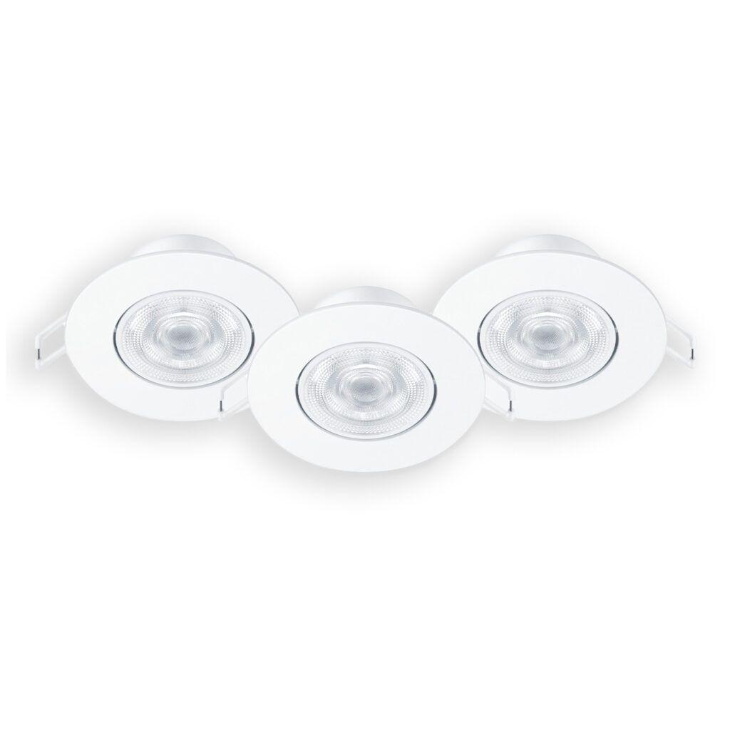 Pack 3 Foco Led Integrado Philips Spot 6.2 W - Frío-0