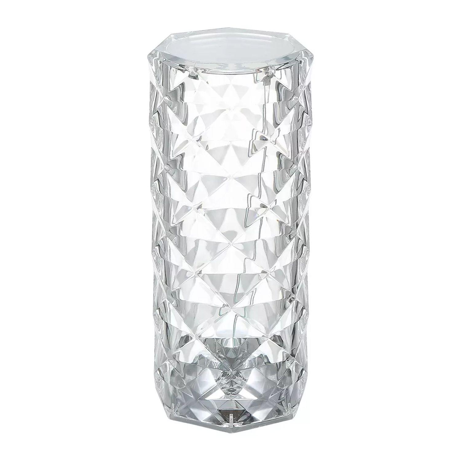 Lámpara de Mesa Recargable/ Touch "Cilindro Diamante LED" Dimeable-2