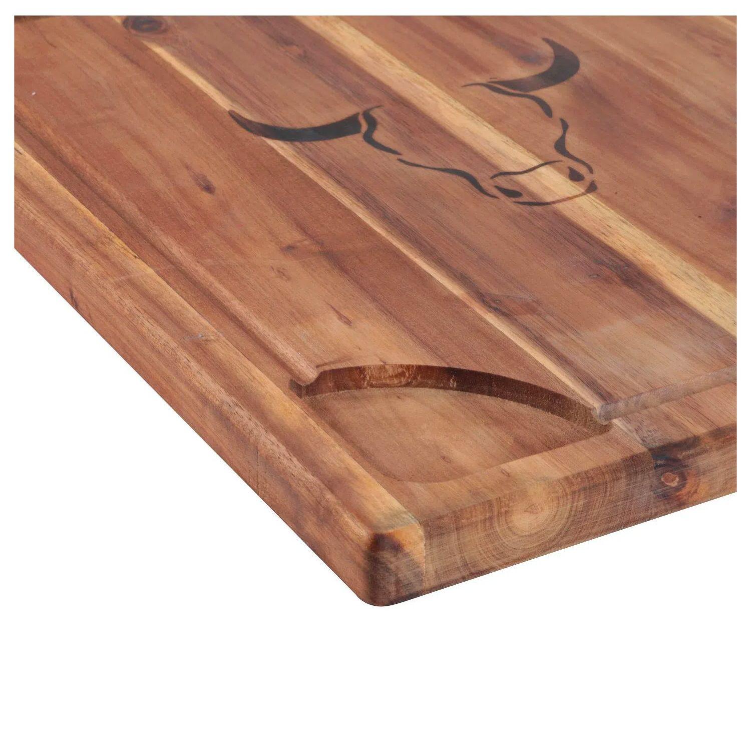 Tabla Para Picar de Madera Acacia Profesional 50cm - Wayu-6
