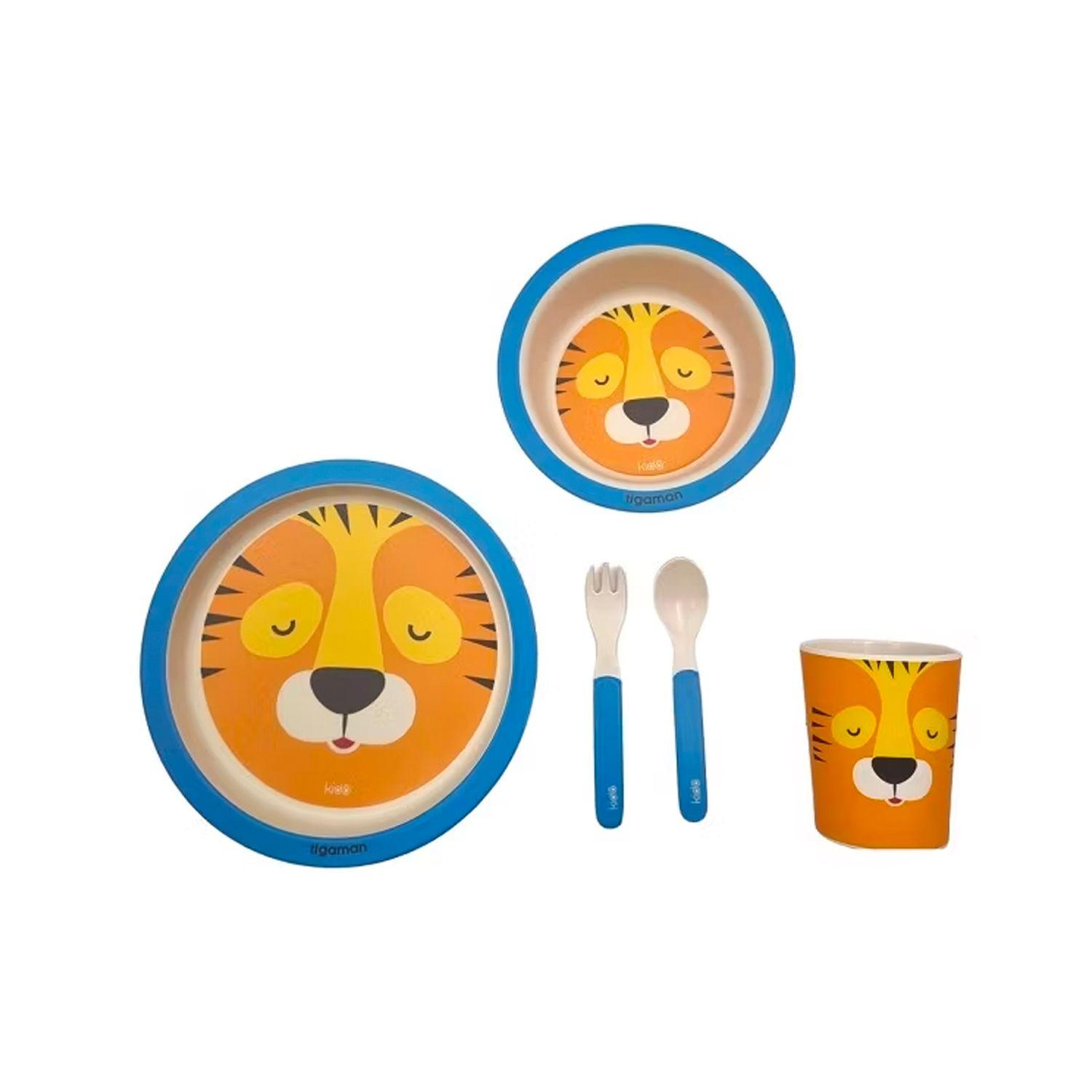 Set de Comida Para Niños Bambú 5 pcs - Kido-3