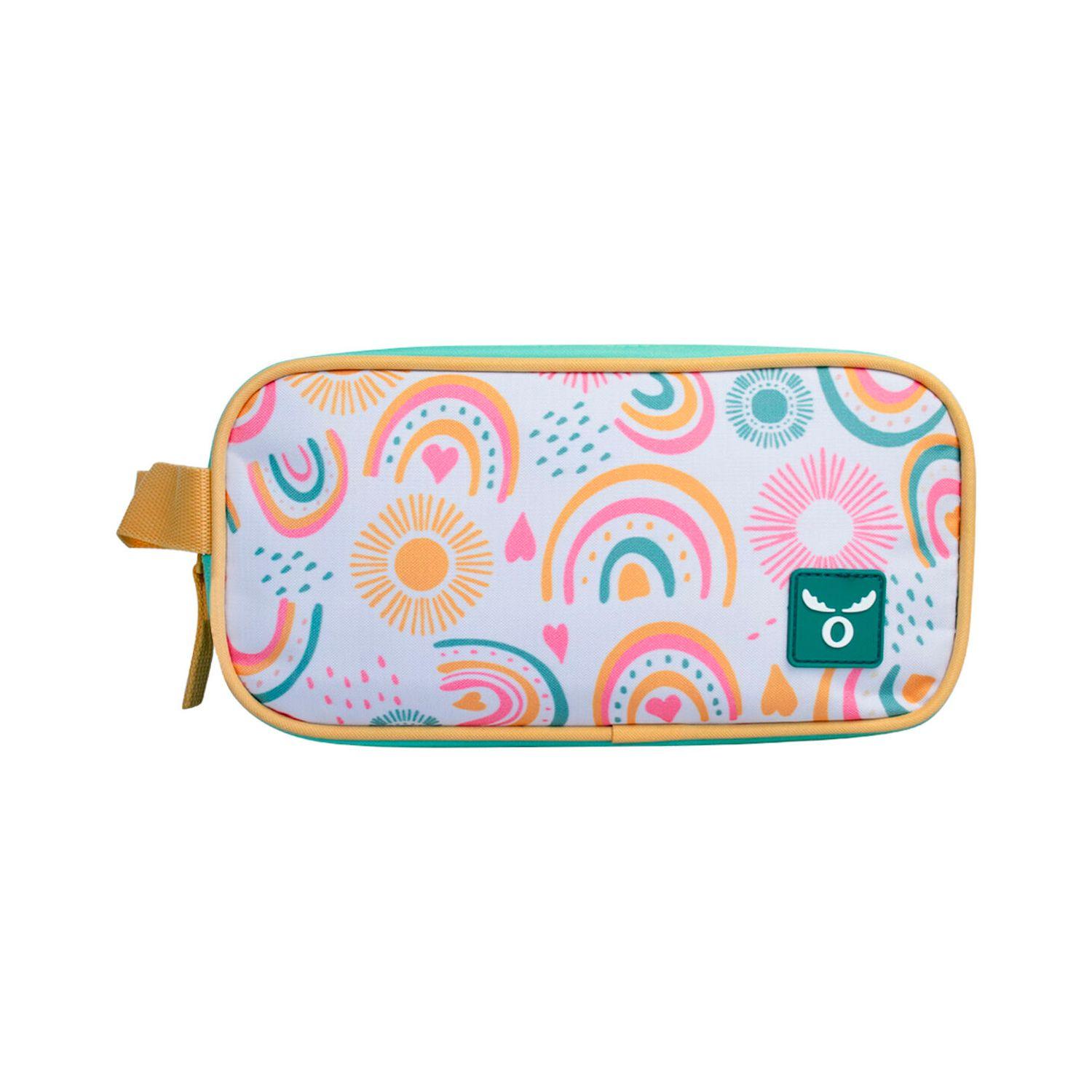 Pack Kids Mochila con ruedas  Lonchera  Estuche Arcoíris-5