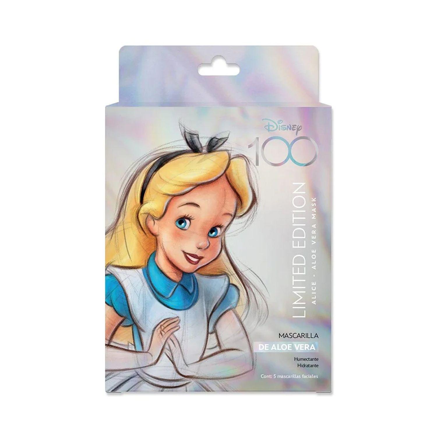 Set de 5 Mascarillas Faciales "Alicia" - Edición 100 años Disney-0