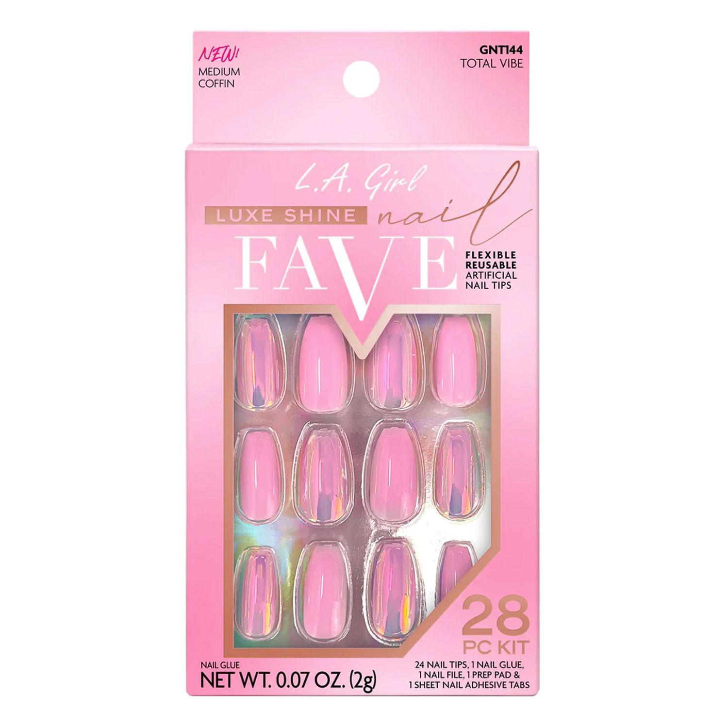 Set de uñas press on “Luxe Shine Nail Fave”Total Vibe - L.A Girl-0