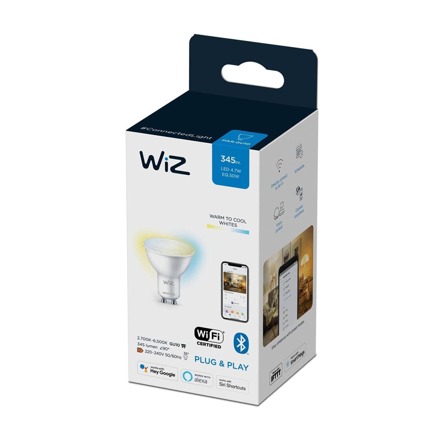 Ampolleta Inteligente "Whites" 4.7W GU10 WIZ-3