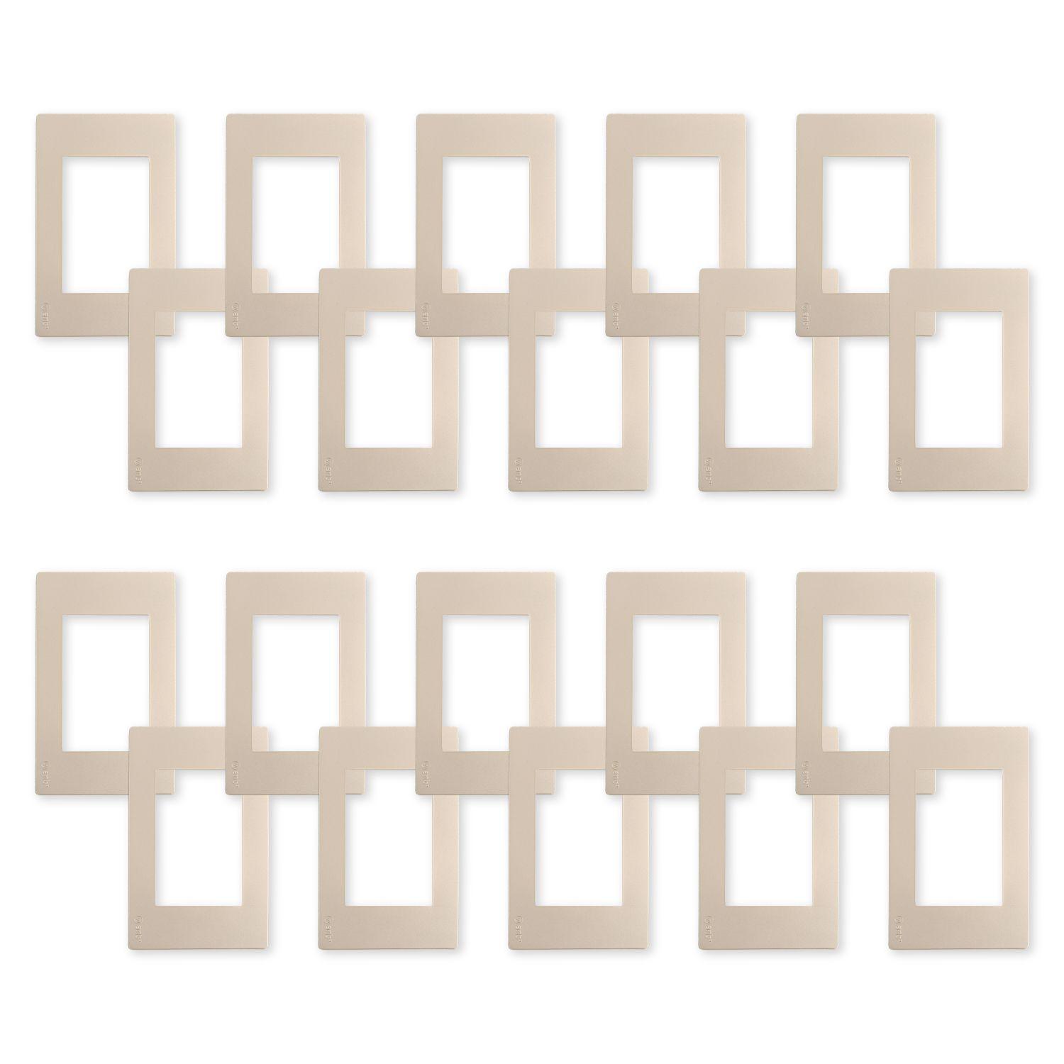 Pack 20 Placas Triple con Soporte Metálico - Dorado-0