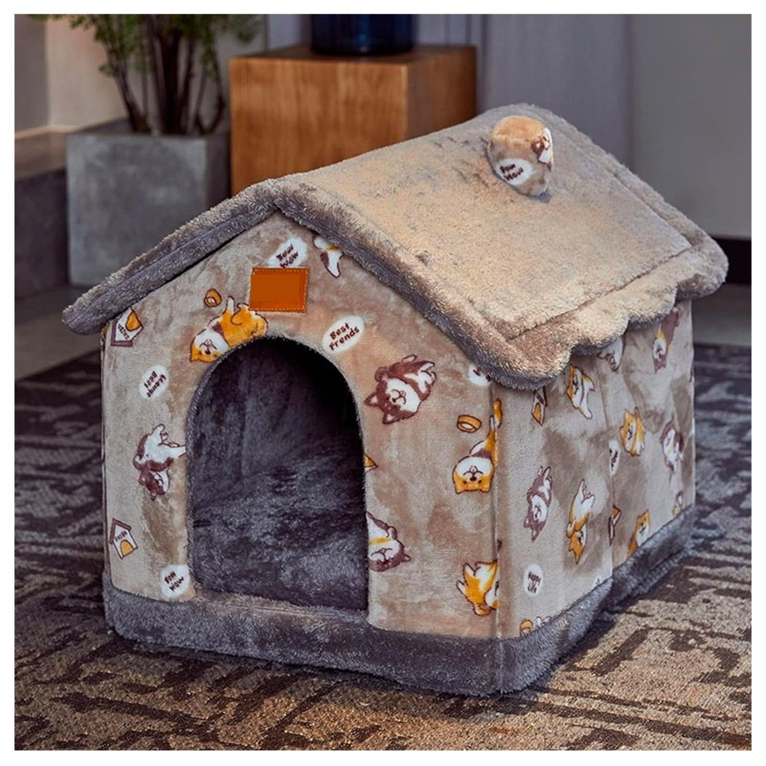 Casa de Felpa Para Mascotas Tamaño Mediano-4