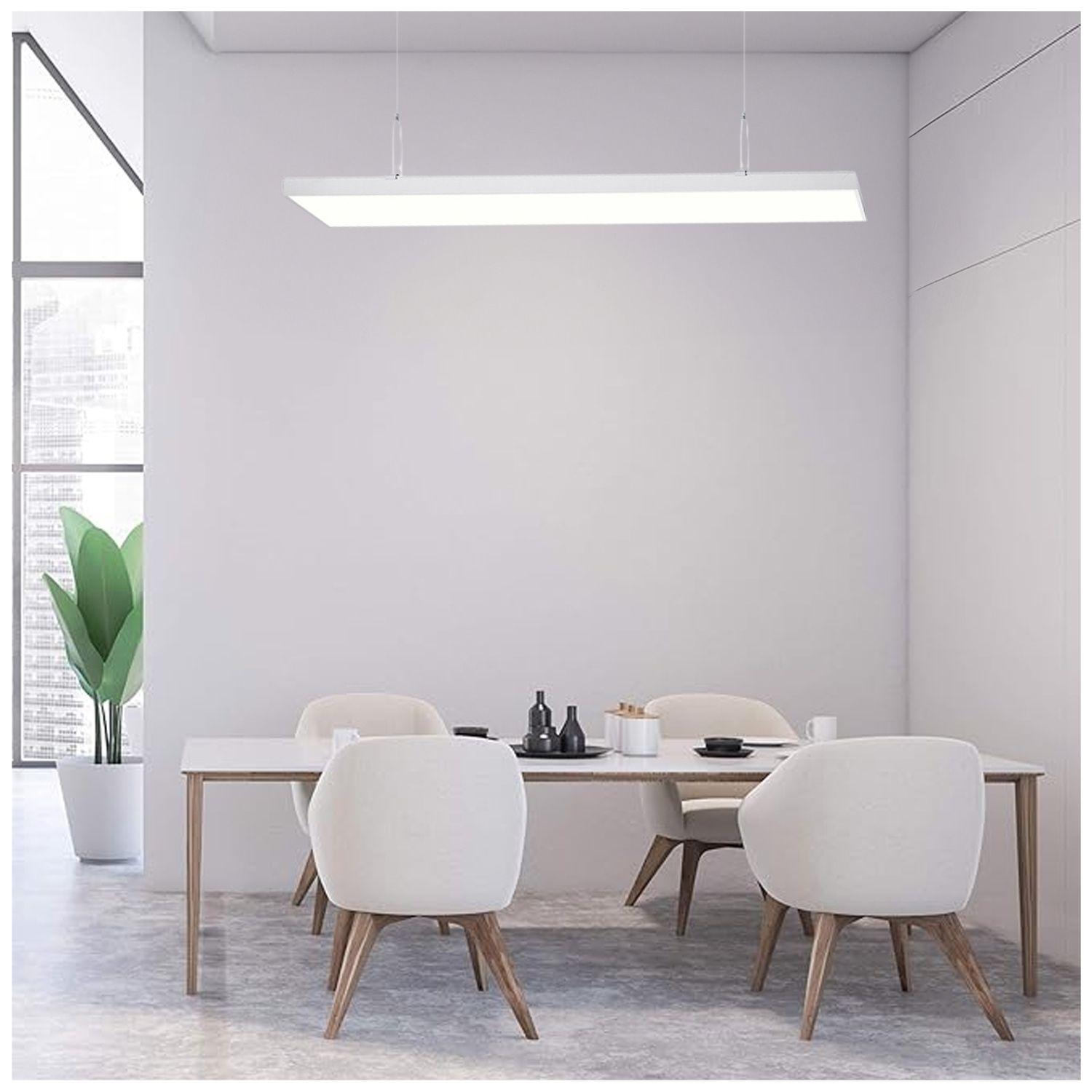 Luminaria Colgante Lineal ECO 48W Frio Blanco 120cm -1