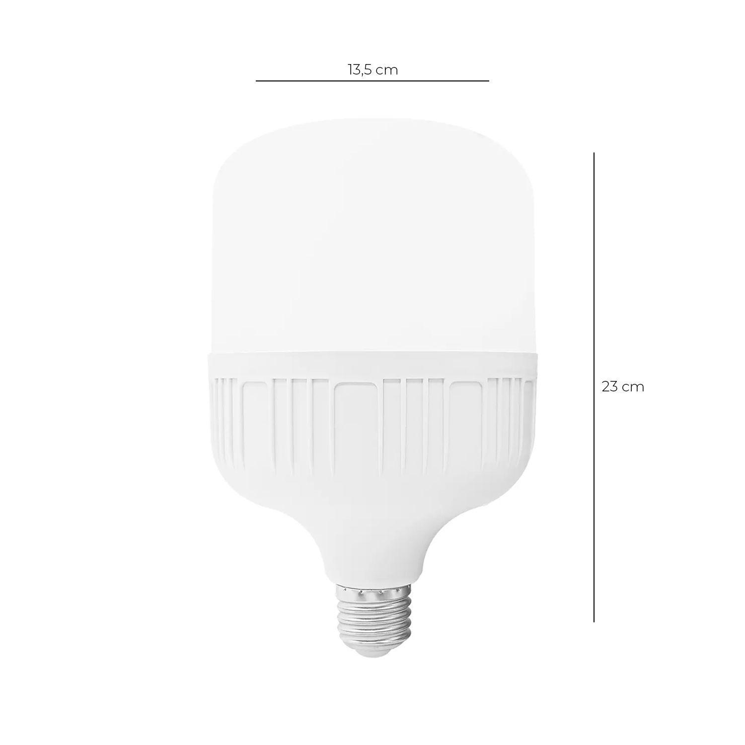 Ampolleta Industrial con Adaptador E27/E40 60w Luz Fría-2