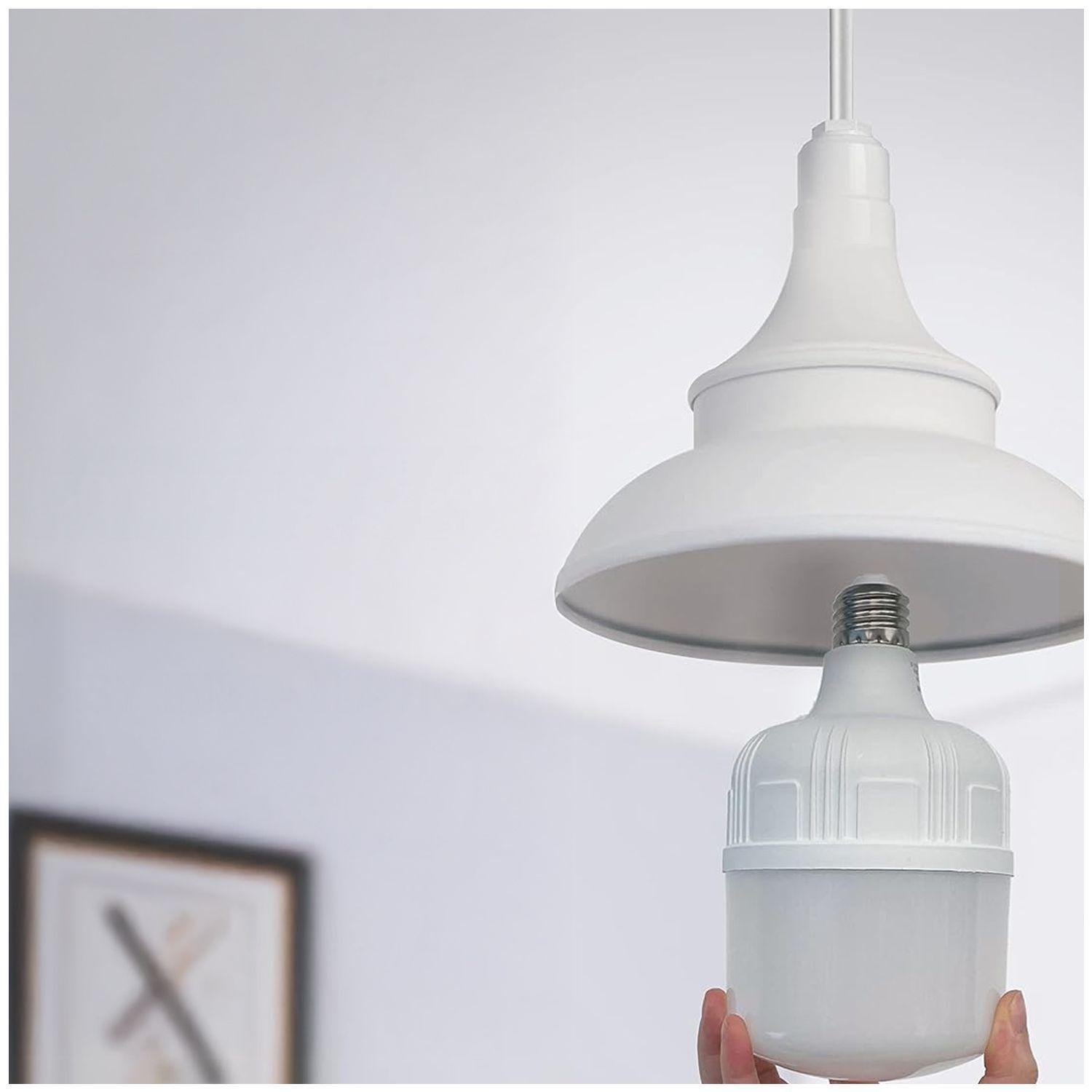 Ampolleta Industrial con Adaptador E27/E40 60w Luz Fría-6