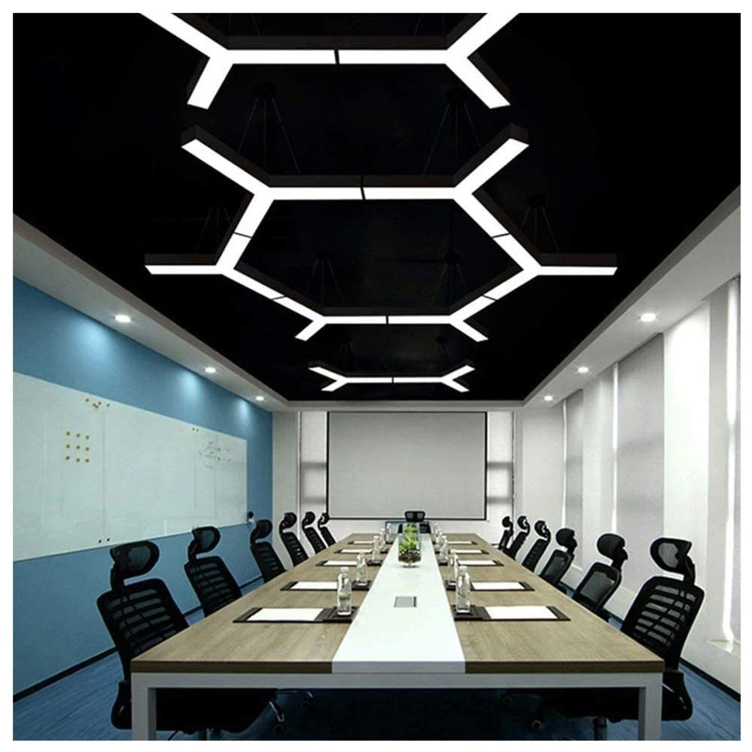 Lámpara LED «Diseño Y» Negro 24W/55cms Luz Fría-3