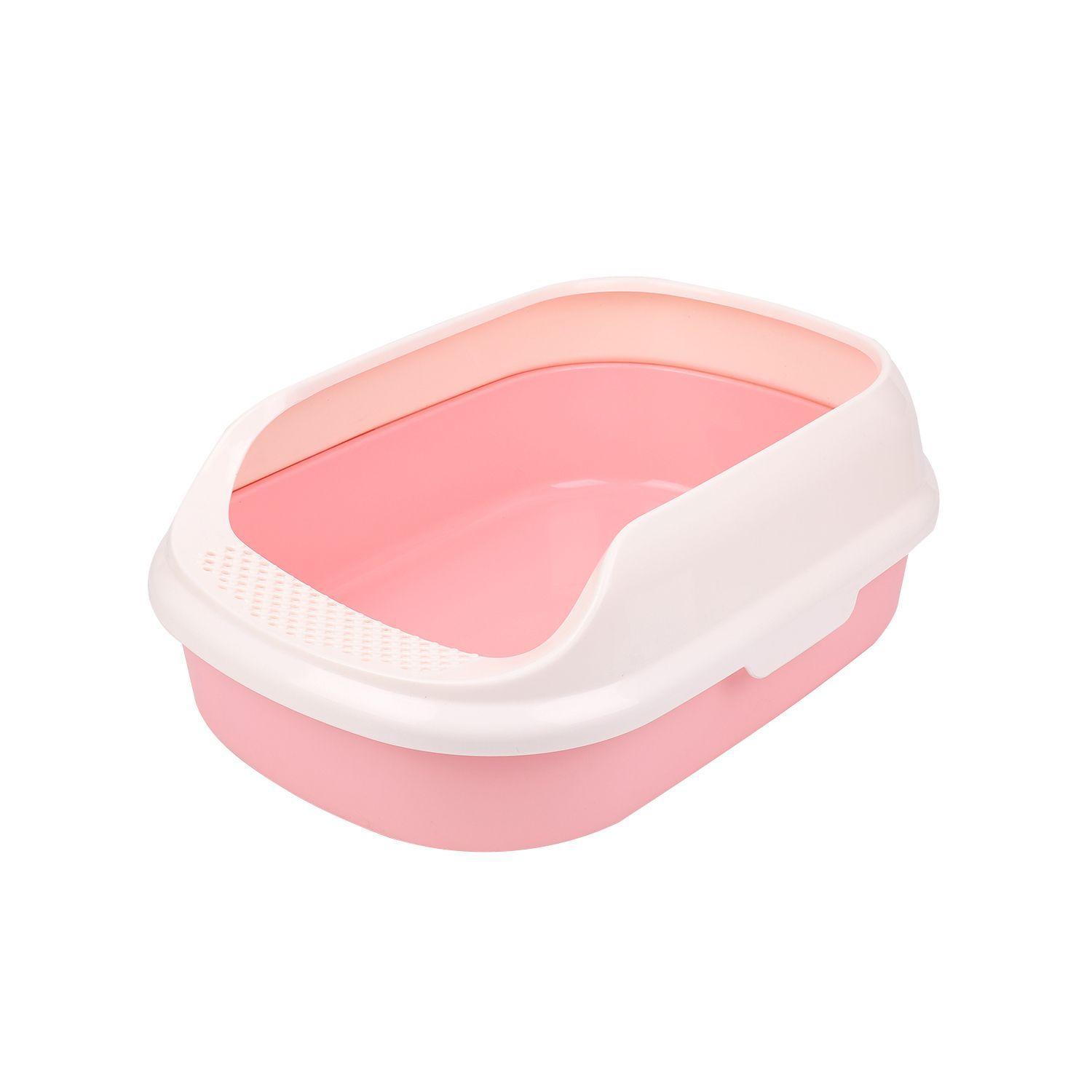 Arenero Para Gato Semicerrado Talla M Rosa/Morado-0