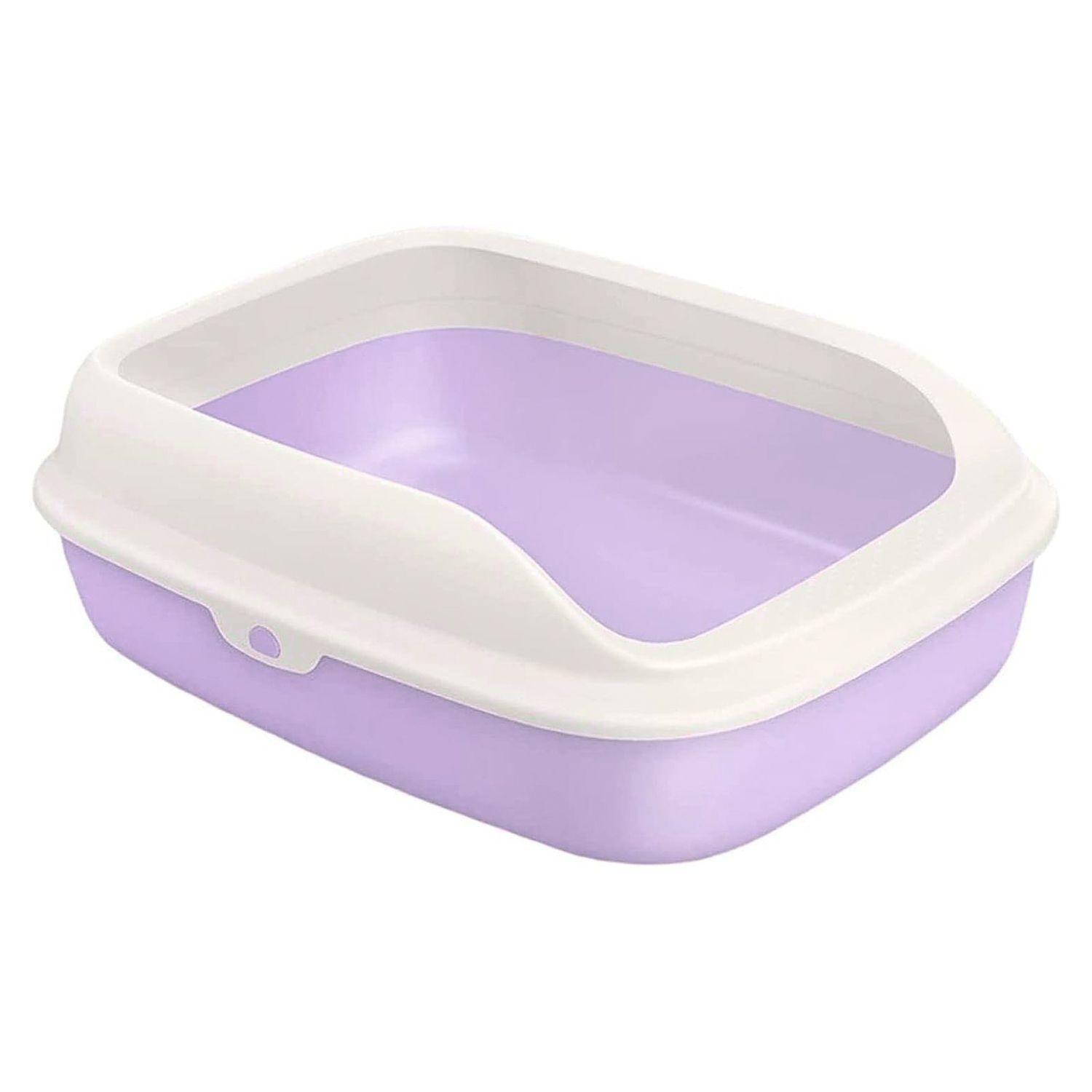 Arenero Para Gato Semicerrado Talla M Rosa/Morado-1