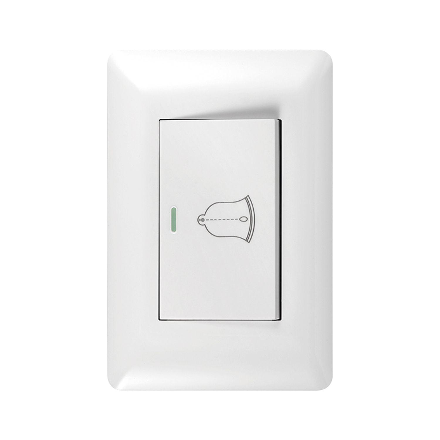 Pack 10 Timbre Interruptor Pulsador 10A 250V Diseño Campana -2