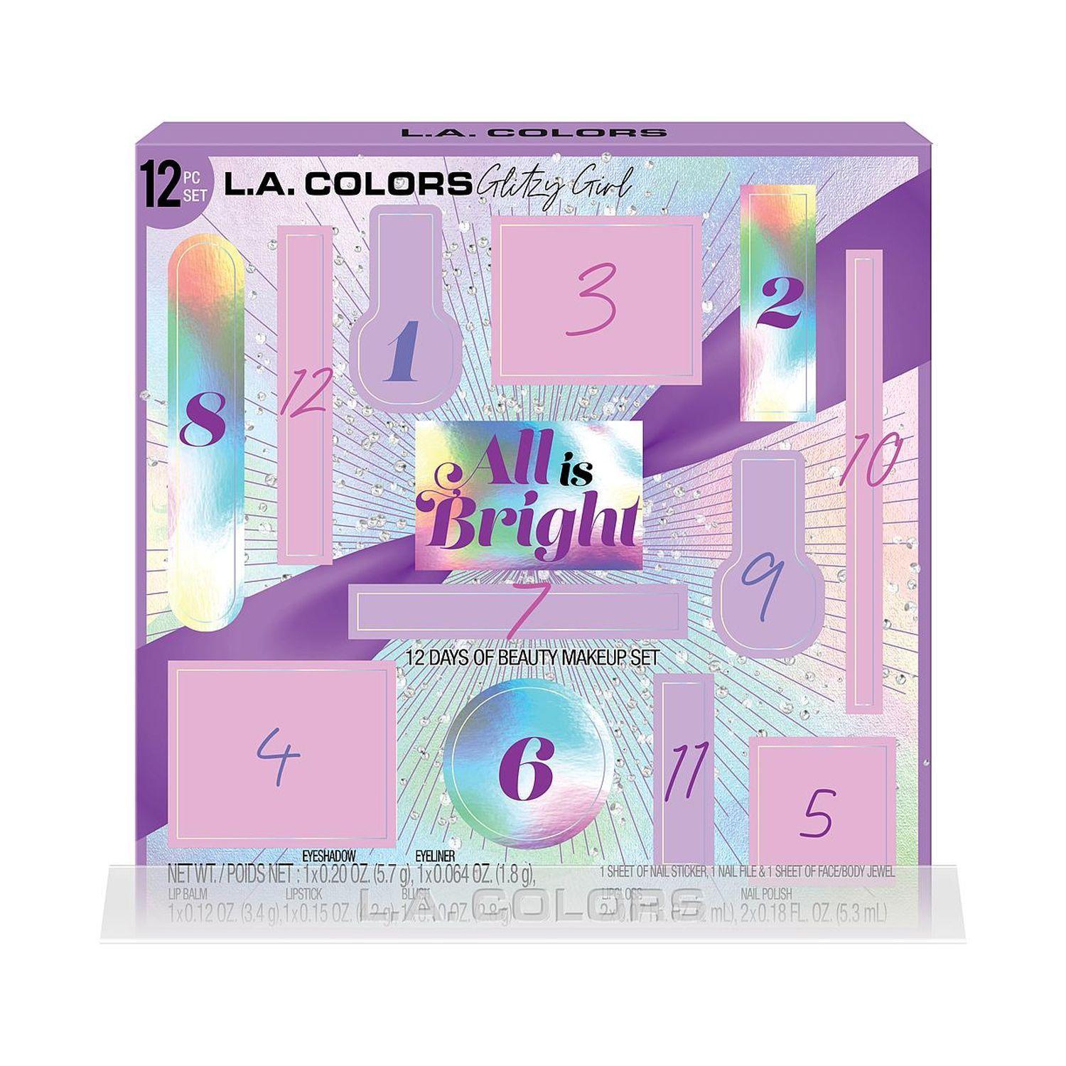 Calendario de adviento 12 días "All is Bright" - L.A. Colors-0