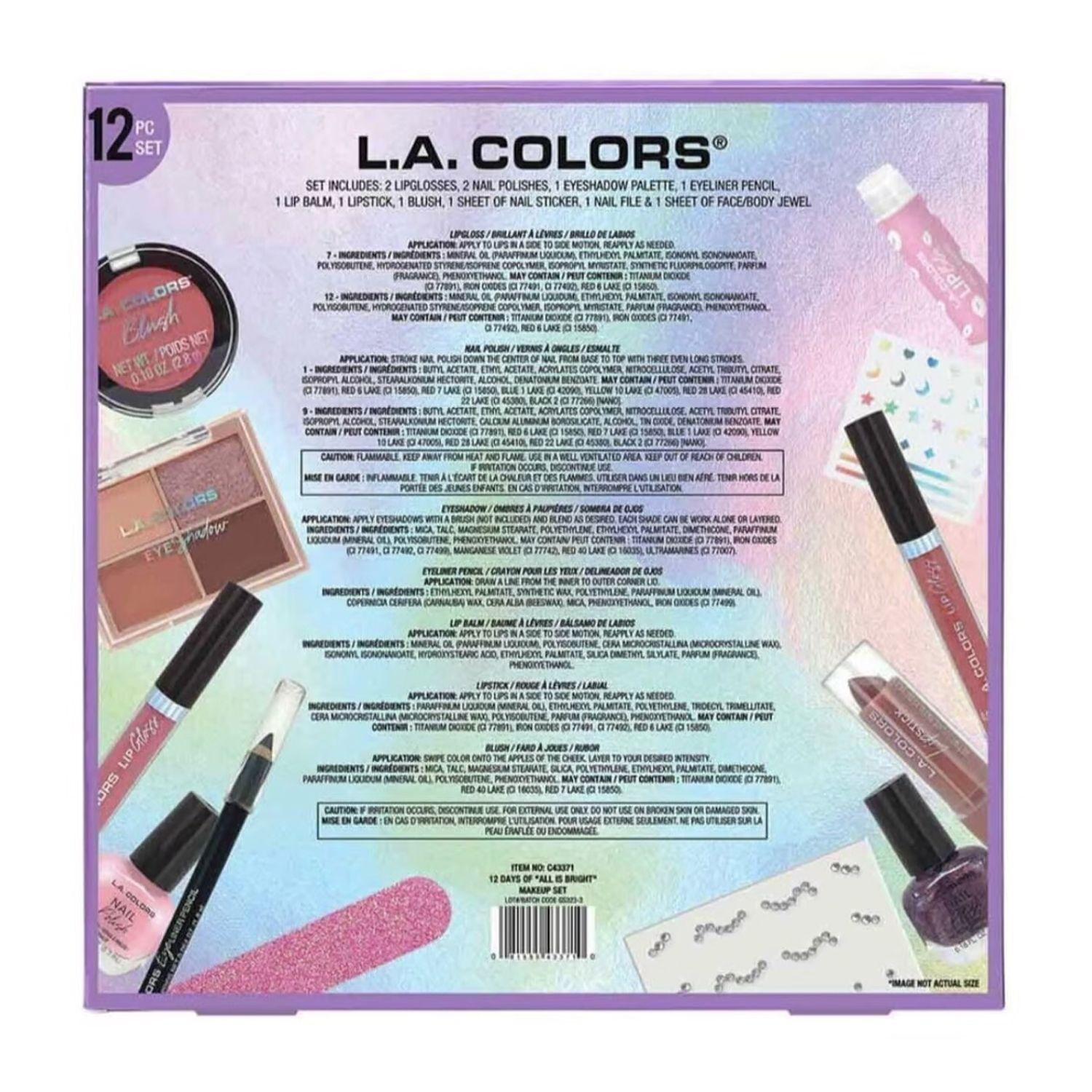 Calendario de adviento 12 días "All is Bright" - L.A. Colors-3