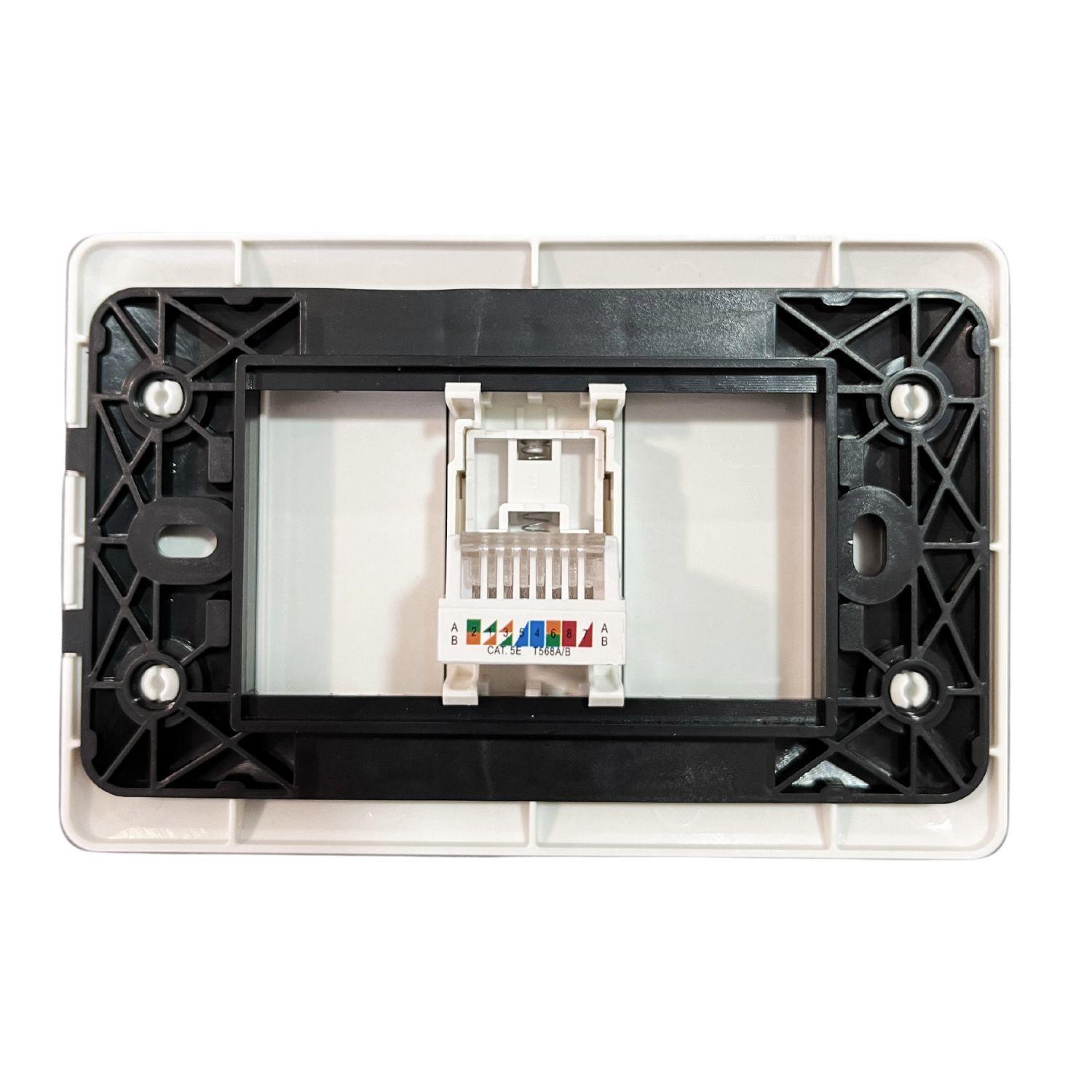 Pack 10 Toma RJ45 Red Internet Blanco-3