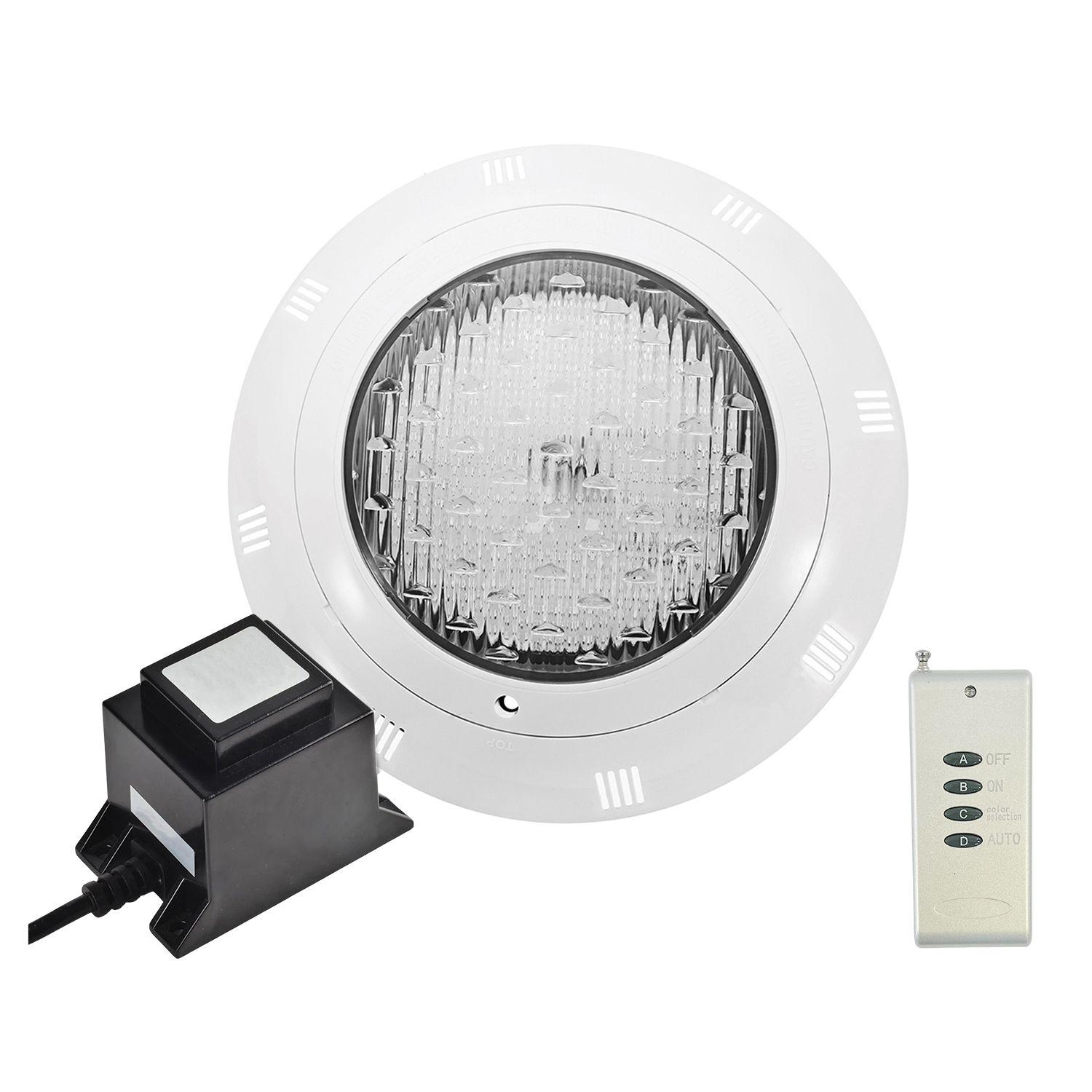 Foco Piscina LED RGB Con Control 18W + Fuente de Poder 30VA-0