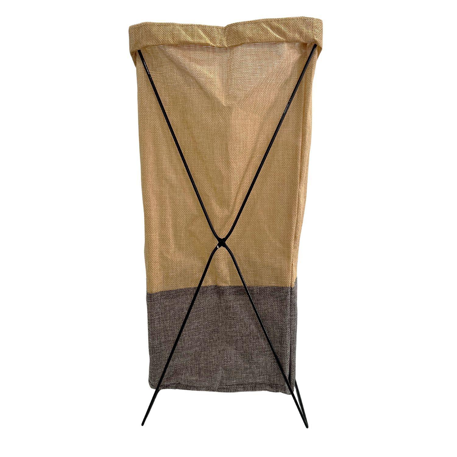 Canasto Cuadrado Vintage Plegable para Ropa Sucia-1