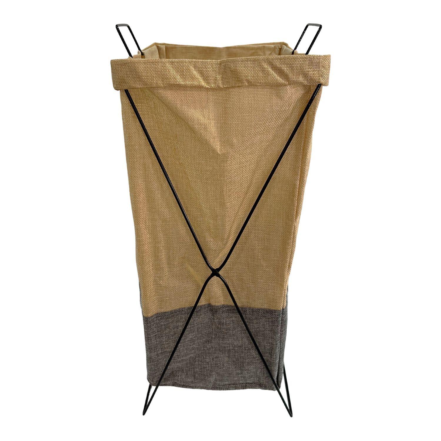 Canasto Cuadrado Vintage Plegable para Ropa Sucia-2