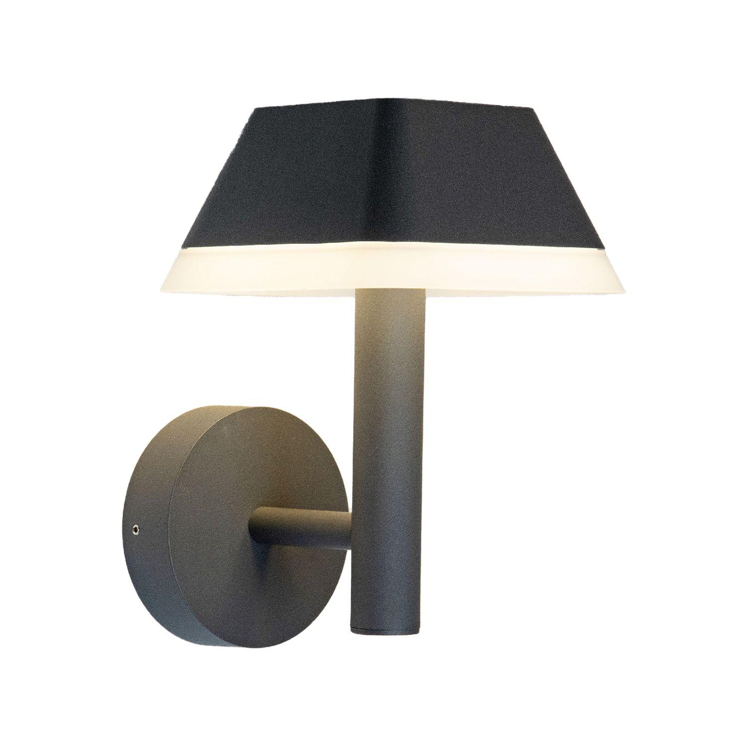 Apliqué LED Farol Pro Grafito 12W Luz Cálida-2