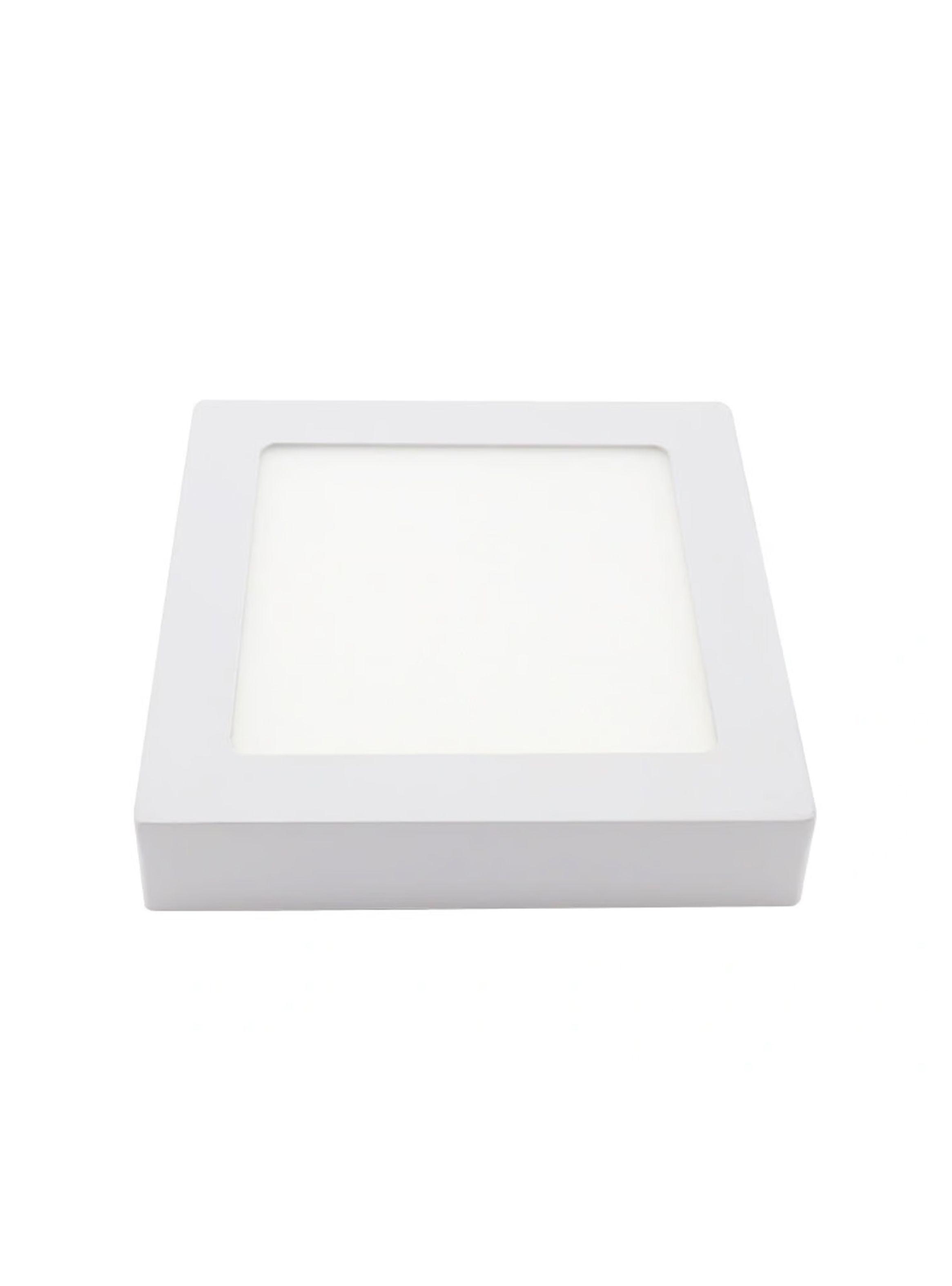 Pack 3 Panel Cuadrado LED ECO Sobrepuesto Blanco 6W Frío-4