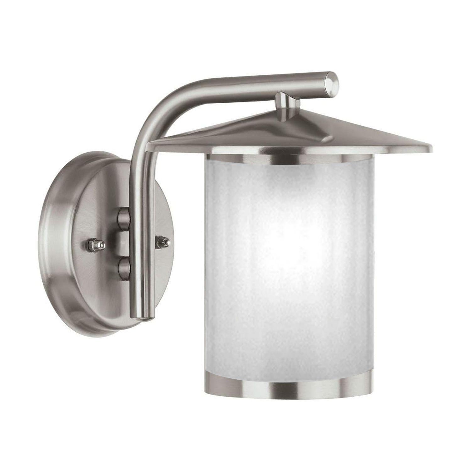 APLIQUE LED INOXIDABLE PORTA E27-0