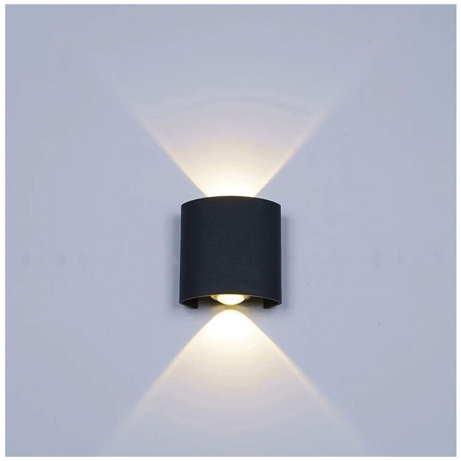 Apliqué de Pared LED Simple 2W Cálido Negro-7