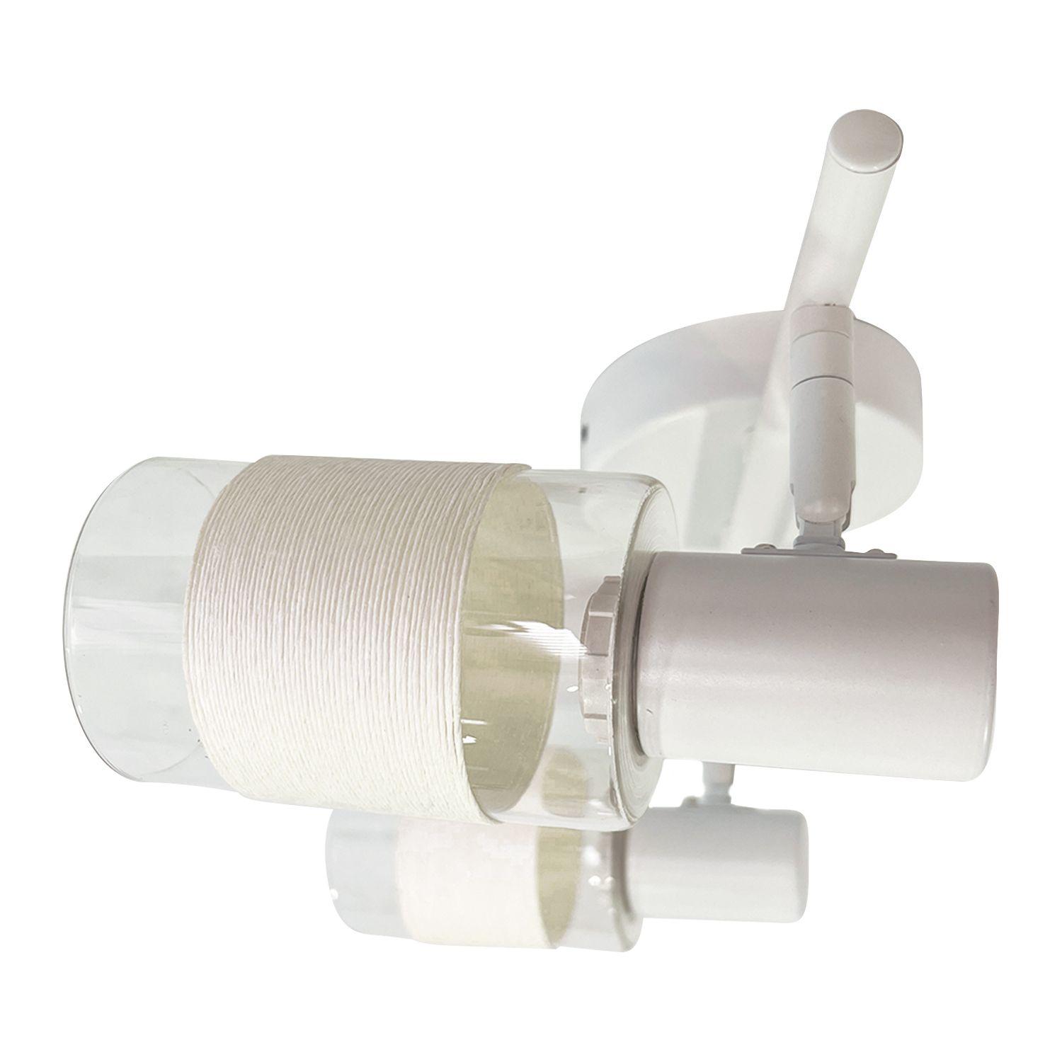 Foco Apliqué Sobrepuesto 2xE-14 Zaurak Blanco Incluye Ampolleta Fría-5