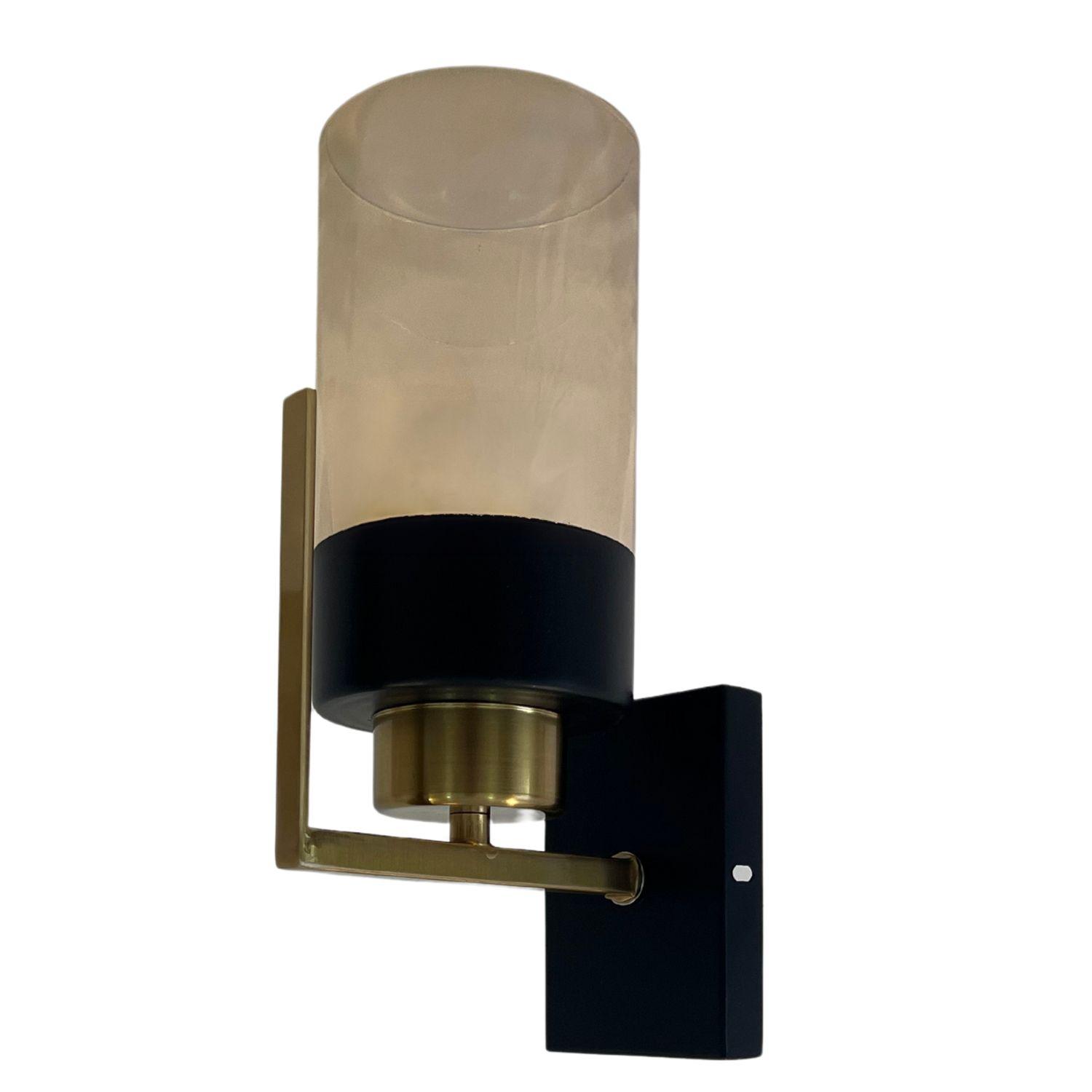 Apliqué Pared Simple Dorado Lesath Pantalla Redonda E-27 Ampolleta Cálida-0