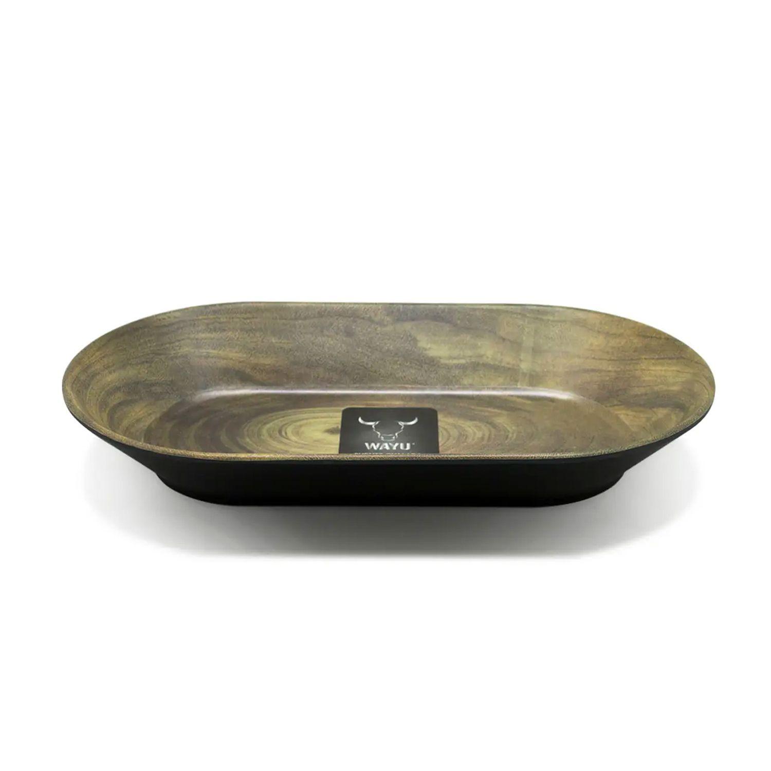 Set 2 Fuentes de Bambú Mediana 24cm y Grande 30cm - Wayu-1