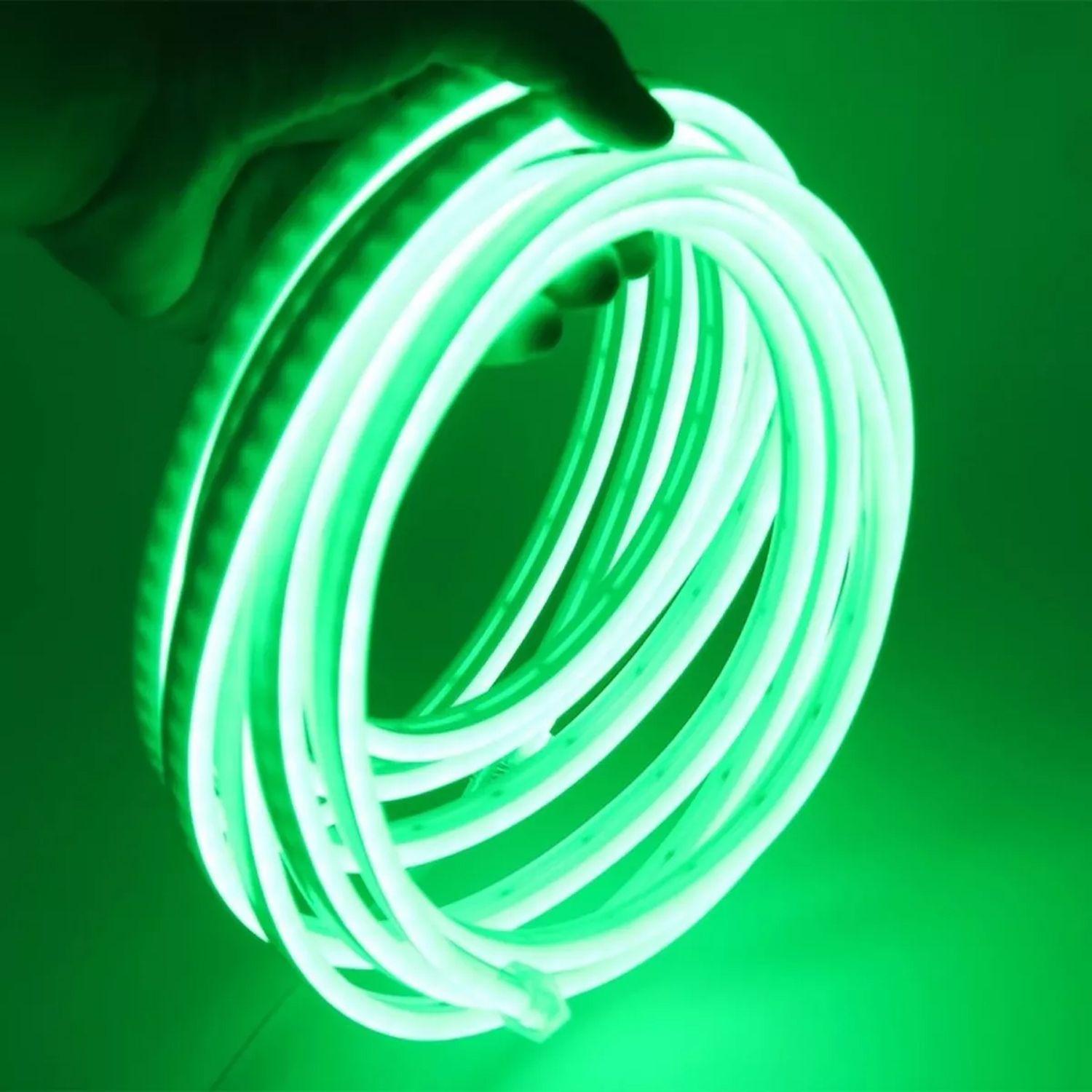 Cinta LED Neón Flexible 5M Colores - Verde-2