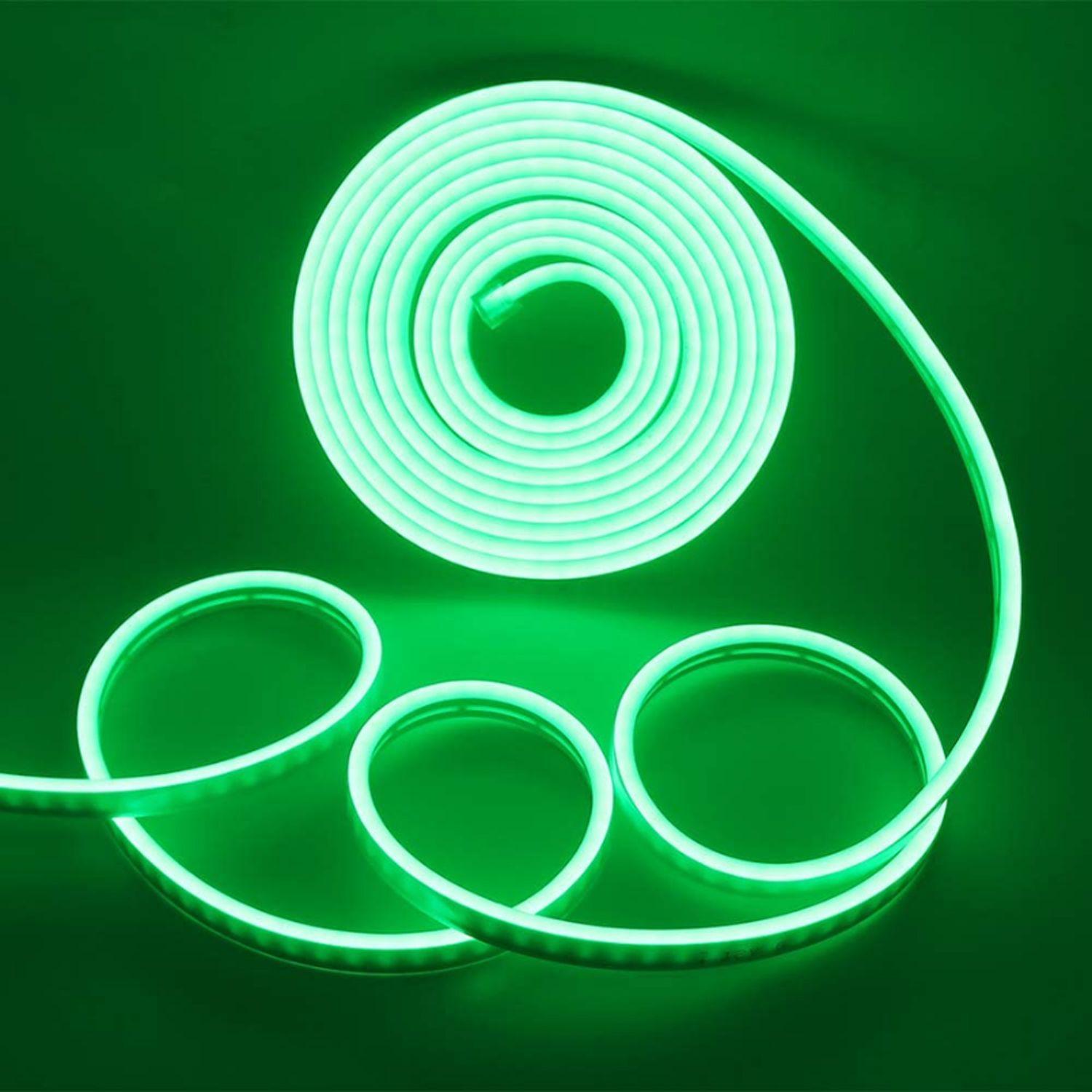 Cinta LED Neón Flexible 5M Colores - Verde-3
